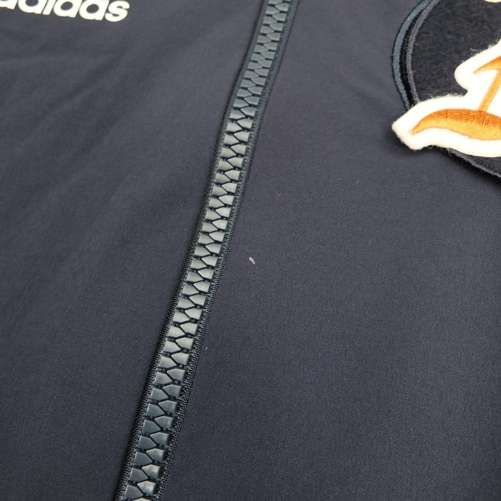 Adidas Jacket Mens Large Blue Colourblock Track Full Zip A Logo Lined DX8408 photo 7