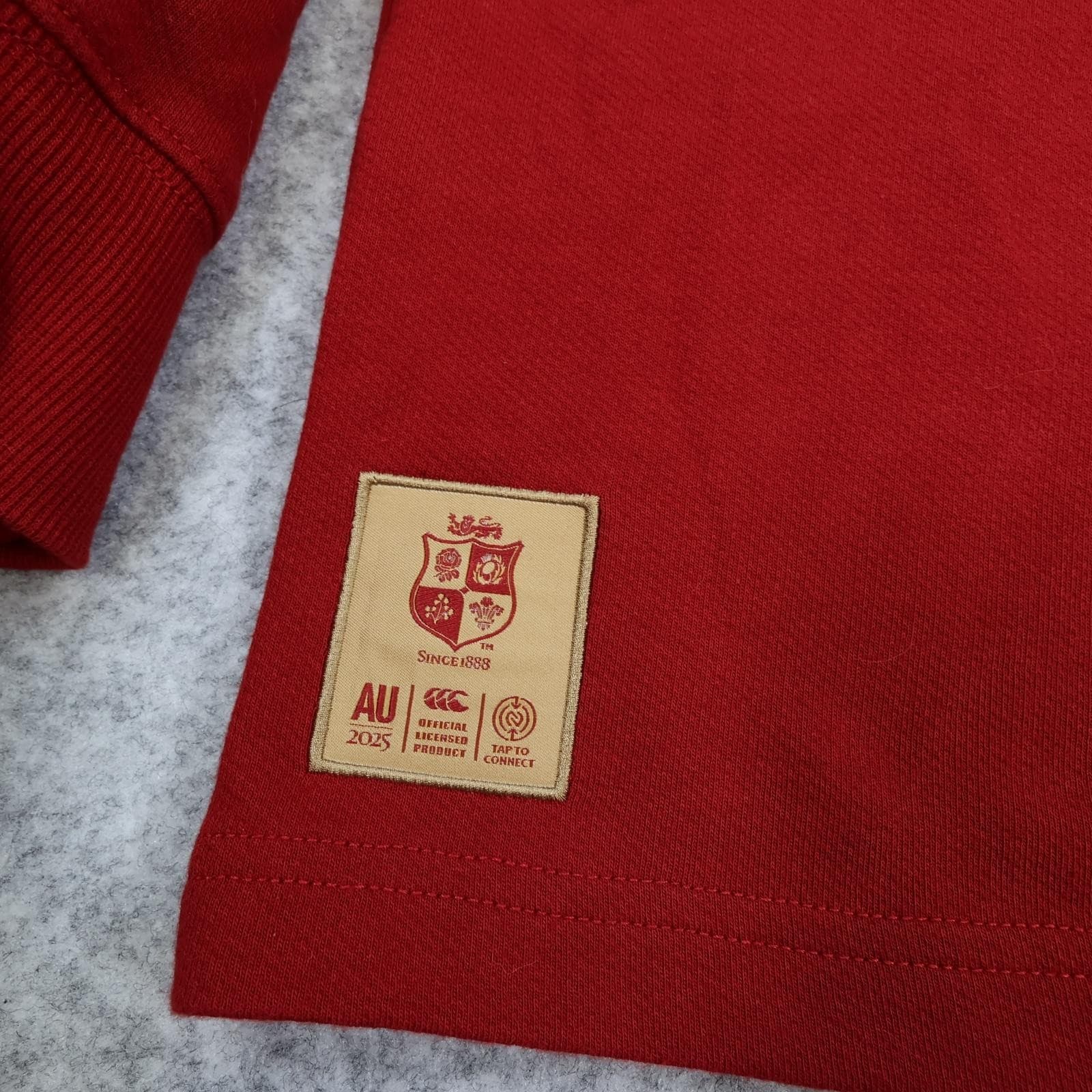 British & Irish Lions Shirt Mens 2XL Red Rugby Union Canterbury Howden 2025 photo 8