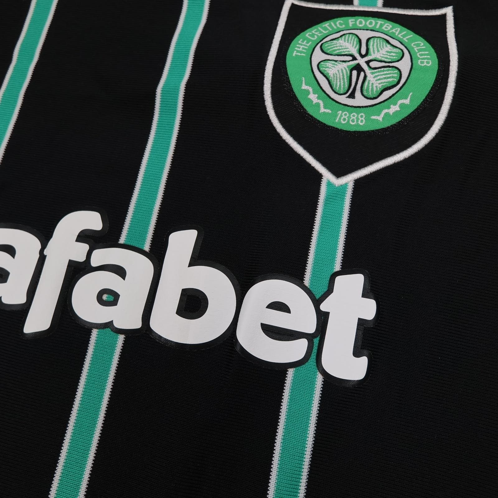 Celtic Shirt Mens Large Black Away 2022 2023 Football Soccer Adidas Jersey photo 5