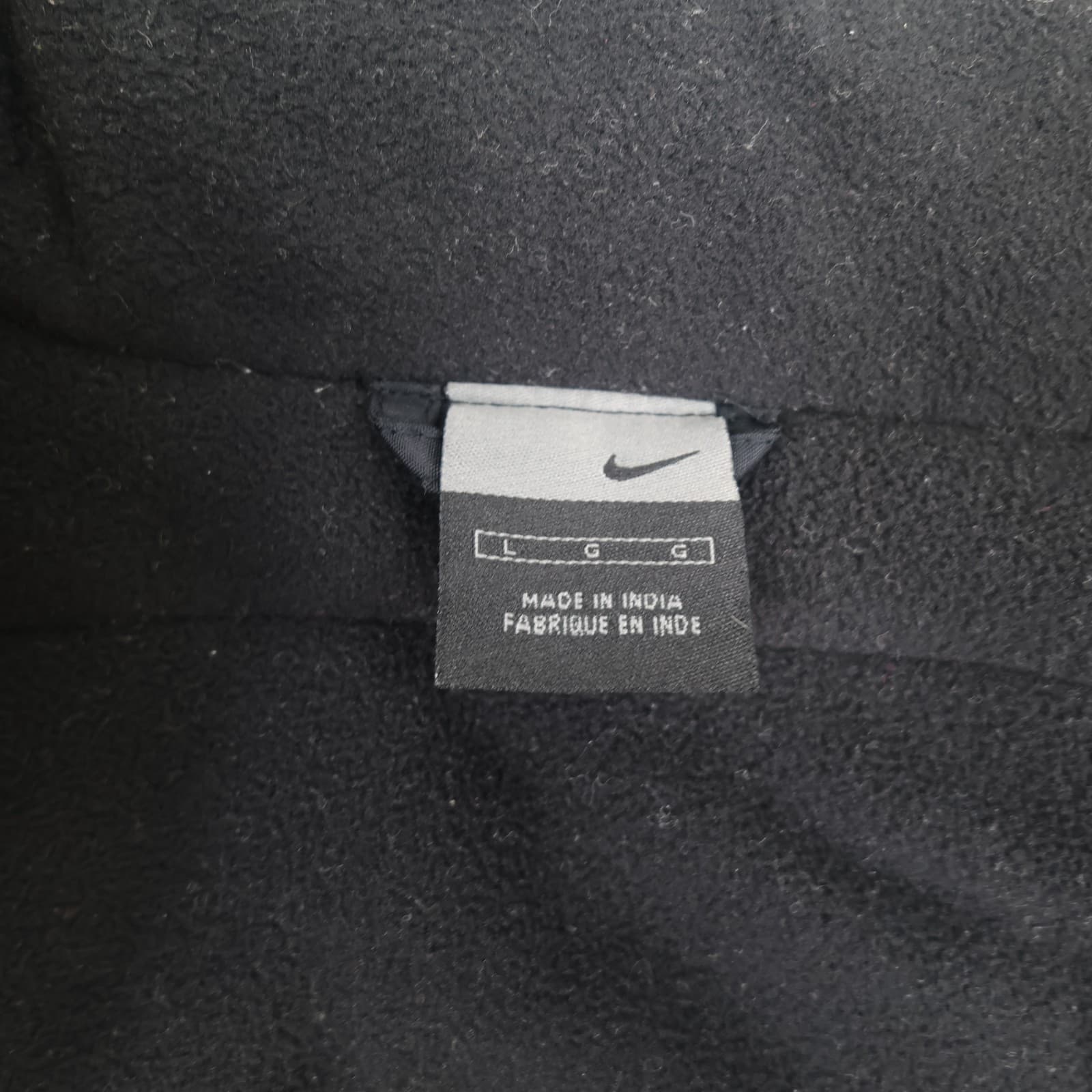Vintage Manchester United Jacket Large Black Winter Nike Long Bench Coat 2000s photo 10