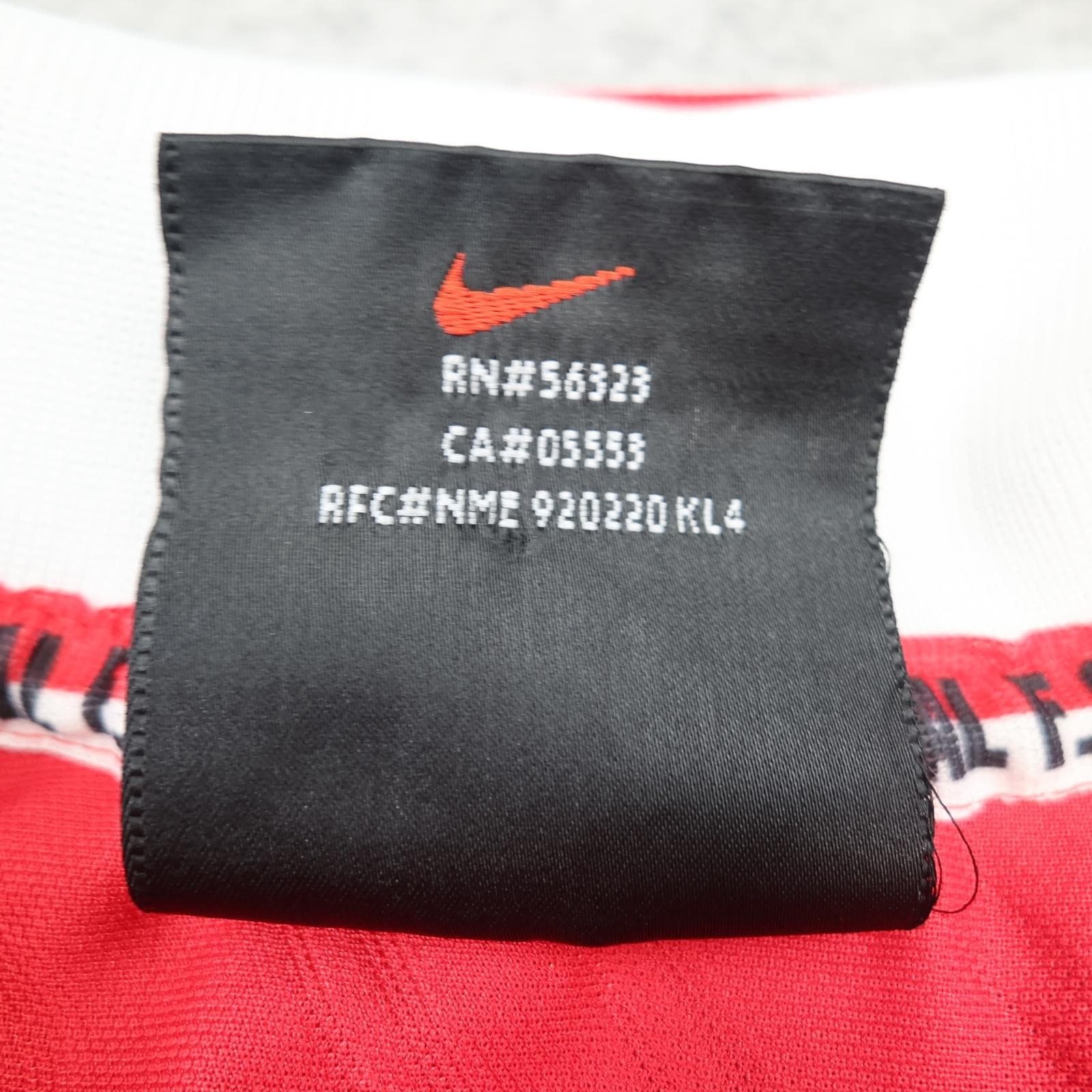Vintage Arsenal Shirt Mens Small Red Home 1994 1995 Football Nike JVC Vieira 4 photo 7