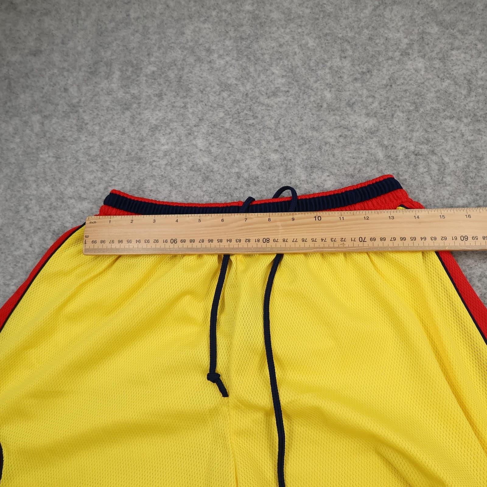 Vintage Liverpool Shorts Mens Large Yellow Red Football Reebok Soccer 1997 1999 photo 5