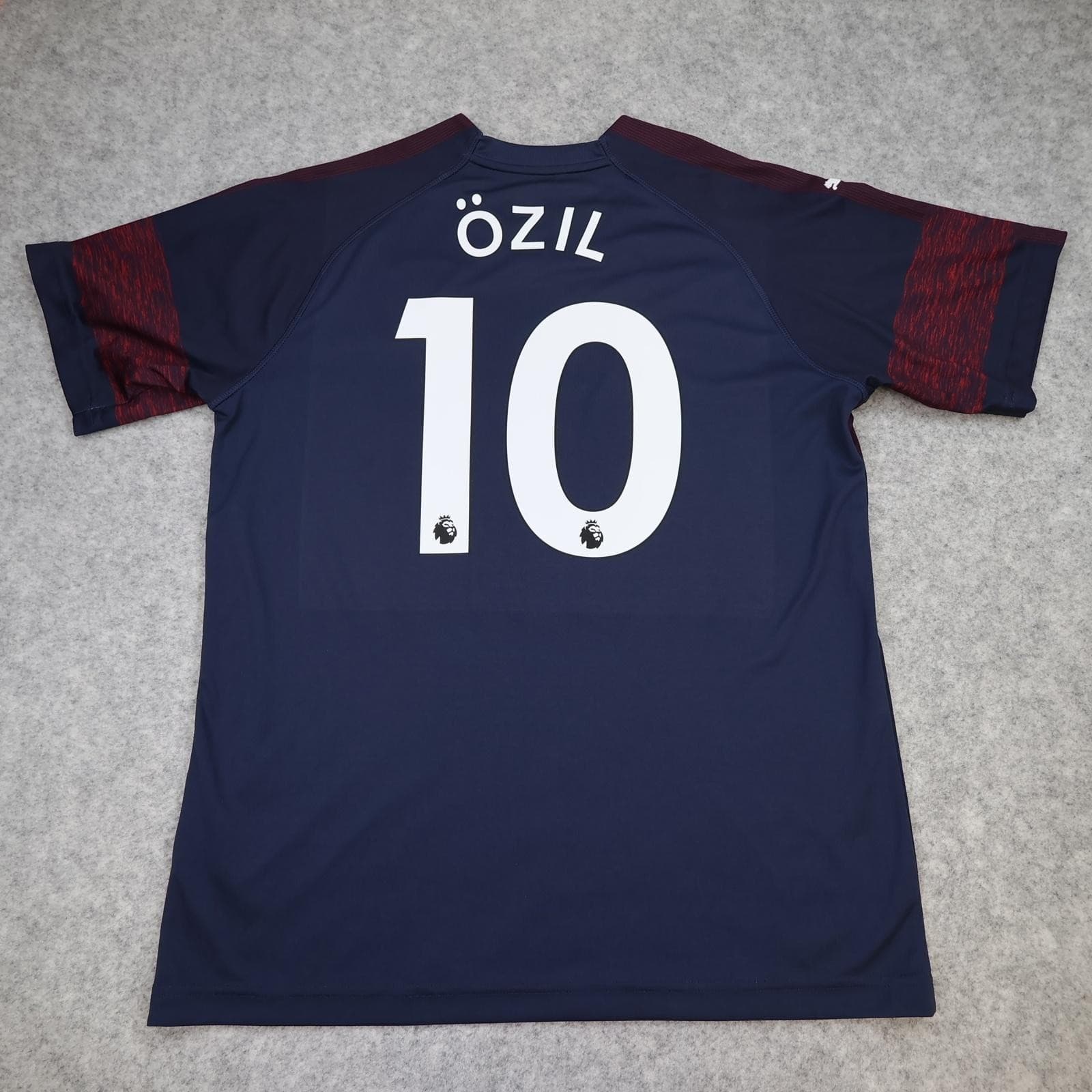 Arsenal Shirt Mens Large Blue 2018 2019 Away Puma Mesut Ozil 10 Soccer Jersey