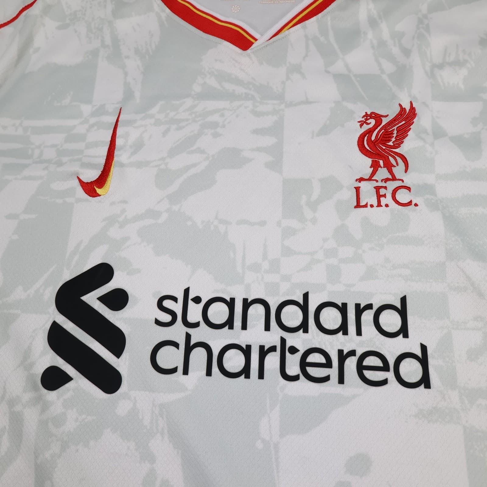Liverpool Shirt Mens Large White Third 2024 2025 Football Nike Soccer Jersey photo 3
