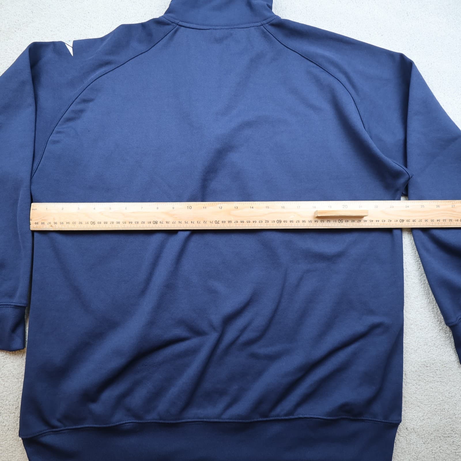 Wrexham Football Jumper Large Navy Pullover Sweatshirt Vandanel Soccer Jersey photo 8