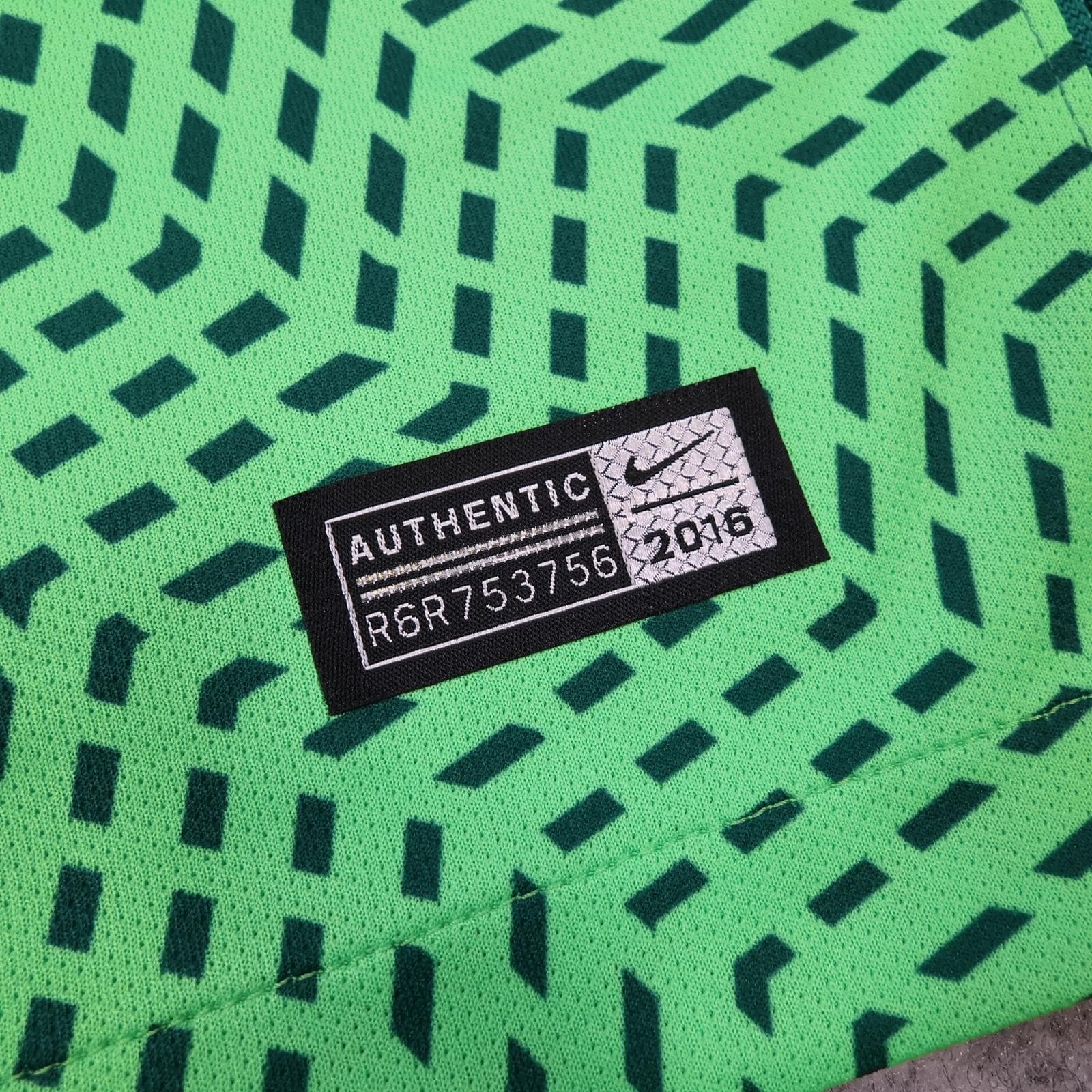 Slovenia Shirt Mens Large Green Away 2016 2017 Football Nike Soccer Jersey photo 7
