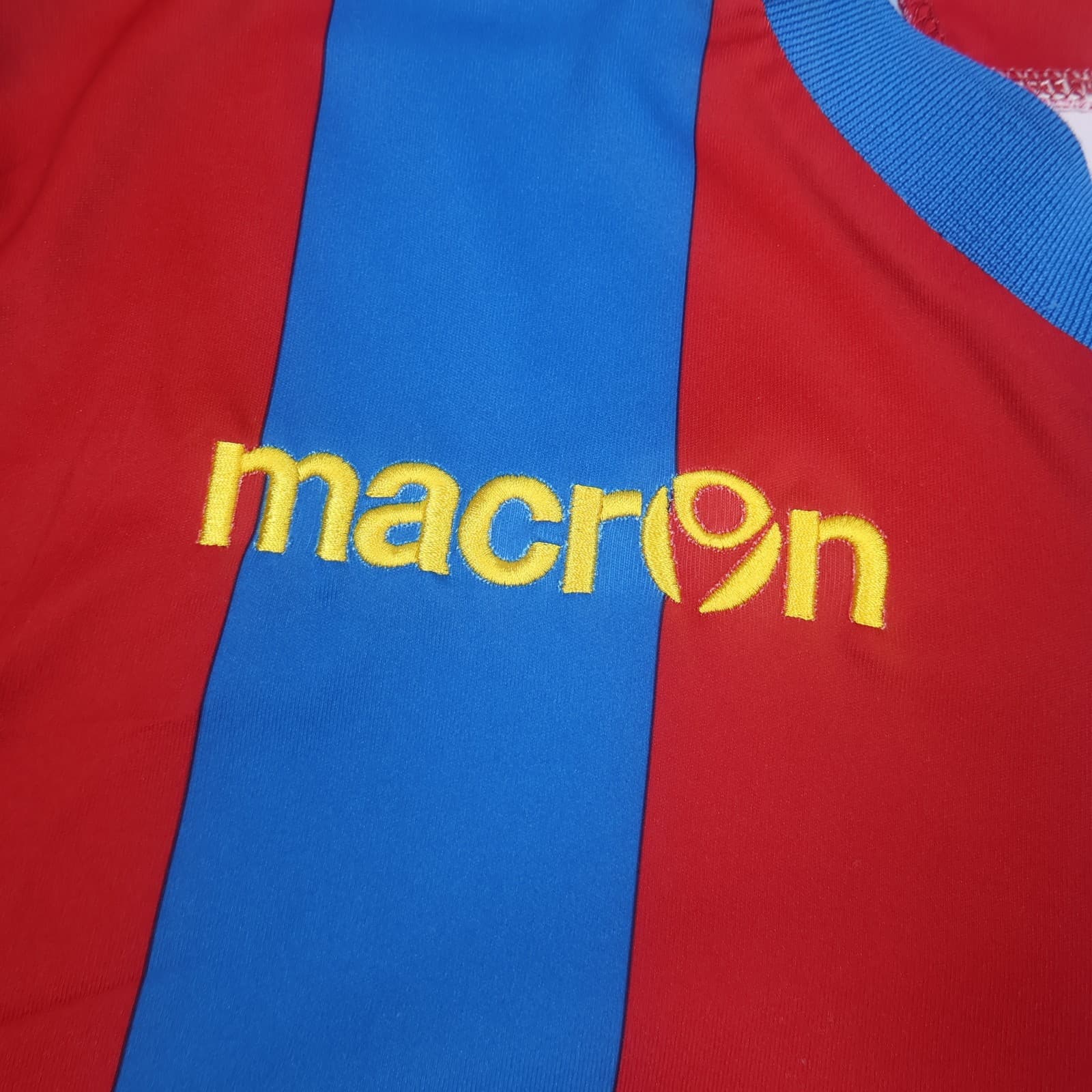 Crystal Palace Shirt 4XL Red Blue Home Kit 2014 2015 Macron Soccer Jersey 48" photo 6
