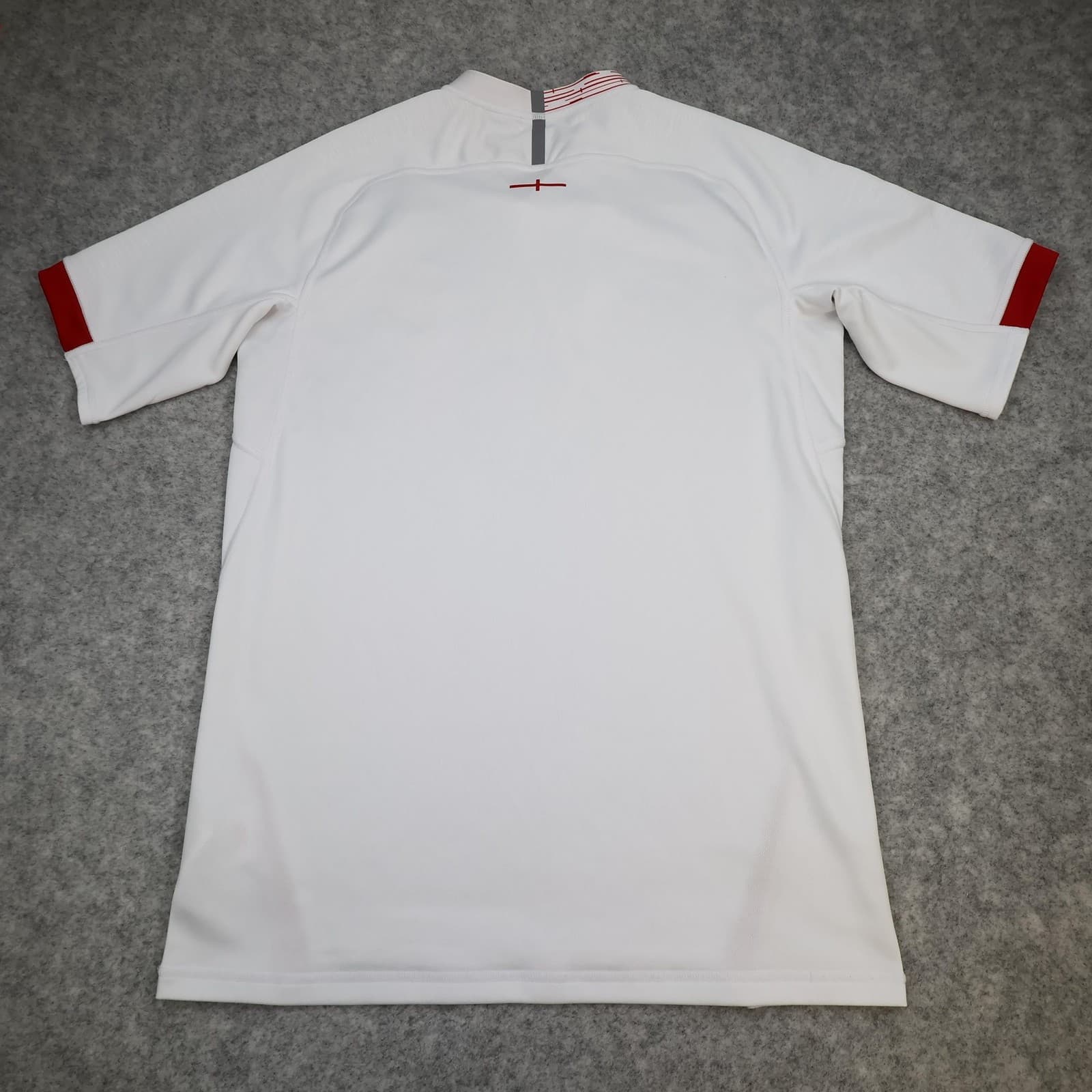 England Rugby Shirt Mens Medium White Rugby Union 2015 2016 O2 Vapodri Jersey photo 2
