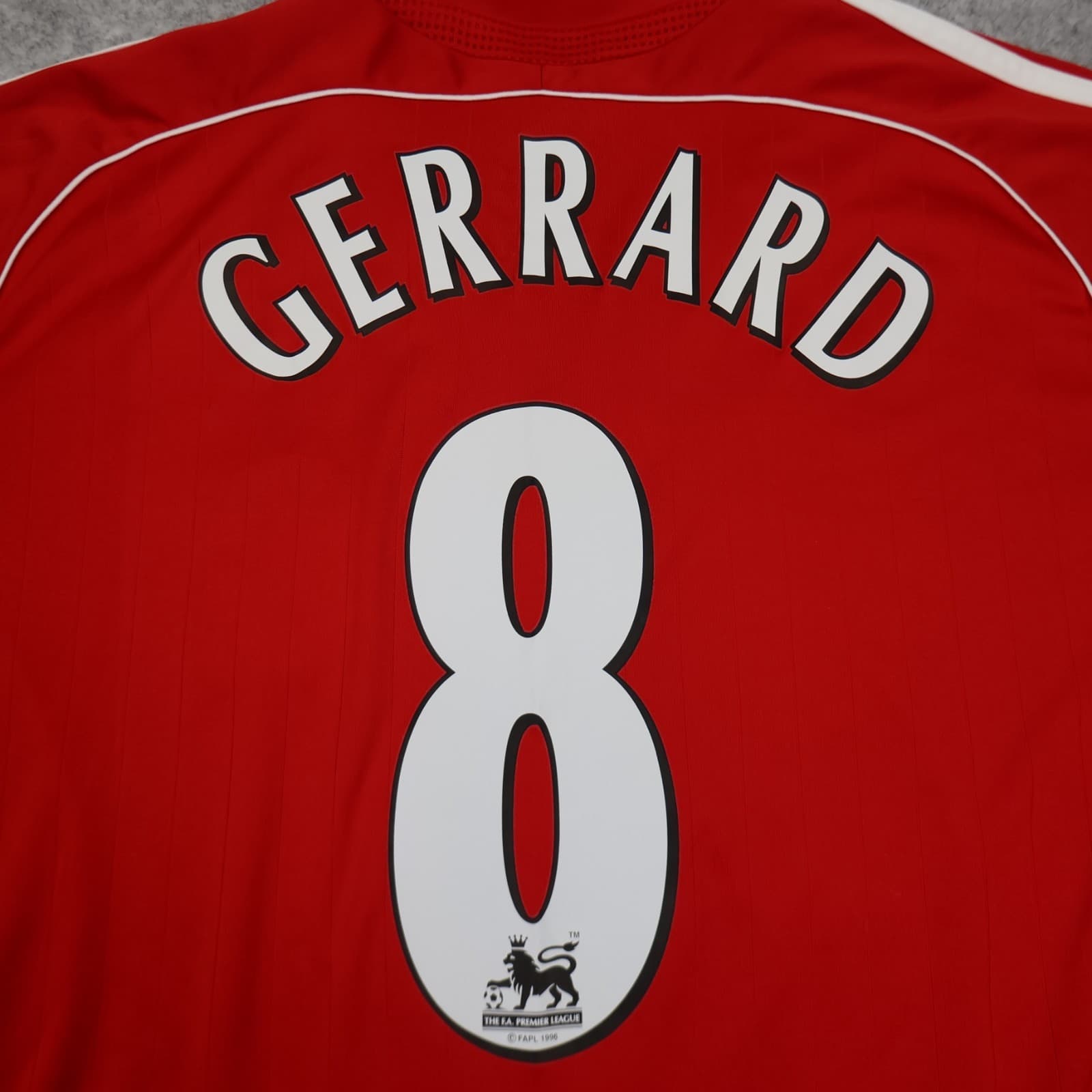 Liverpool Shirt Extra Large Red Home Kit 2006 2008 Adidas Jersey Steven Gerrard photo 15