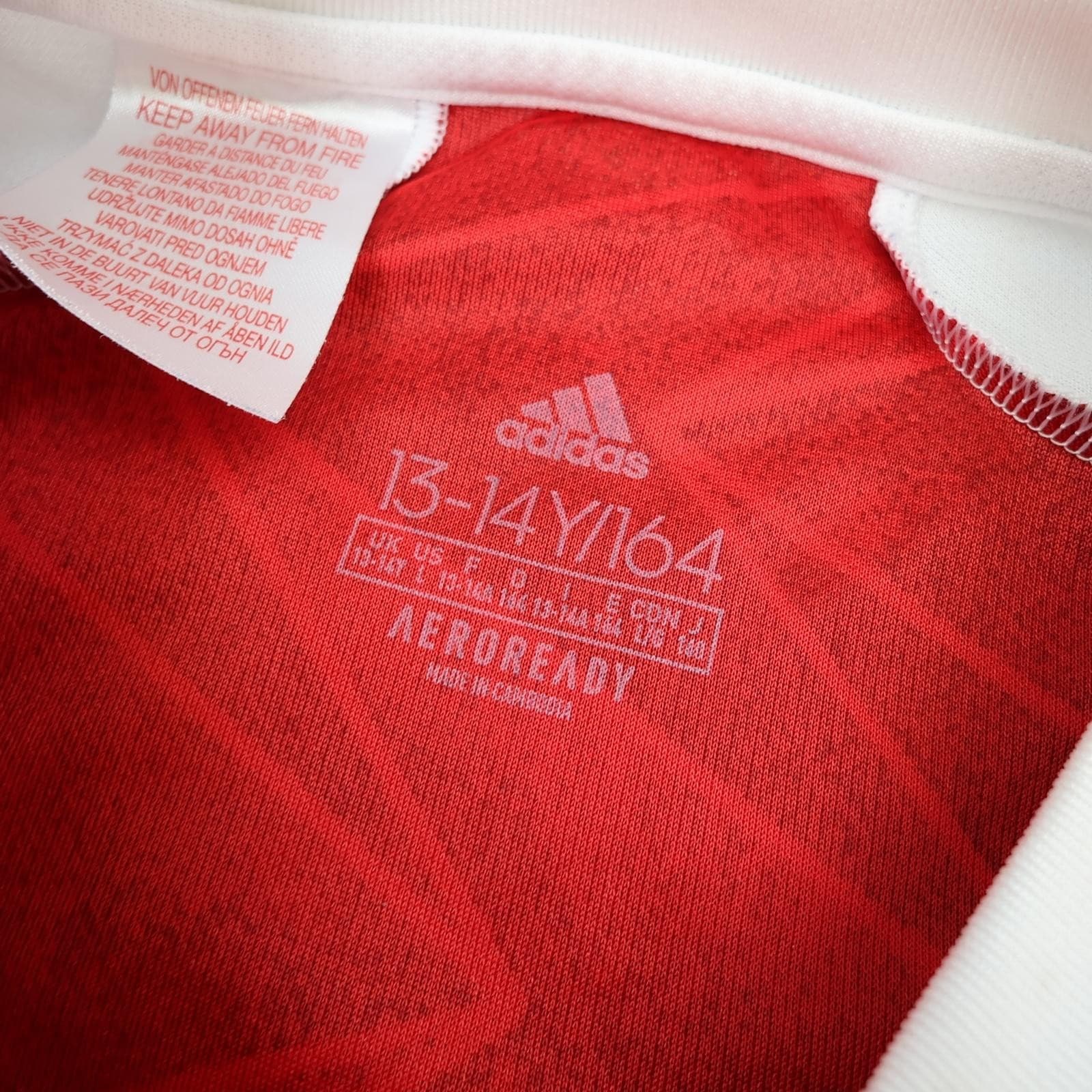 Arsenal Shirt Kids 13-14 Years Red Home 2020 2021 Football Adidas Soccer Jersey photo 7
