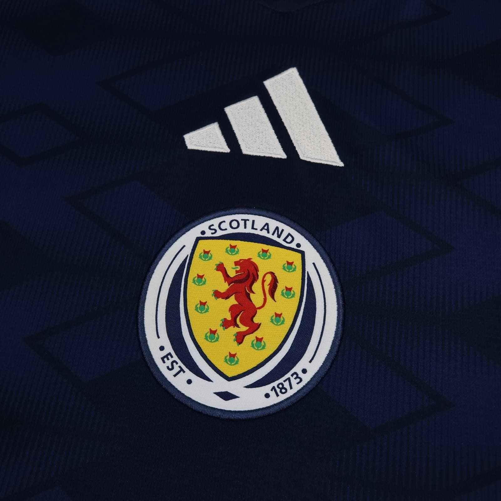 Scotland Home Shirt Mens Large Blue 2026 Adidas World Cup Soccer Jersey photo 3