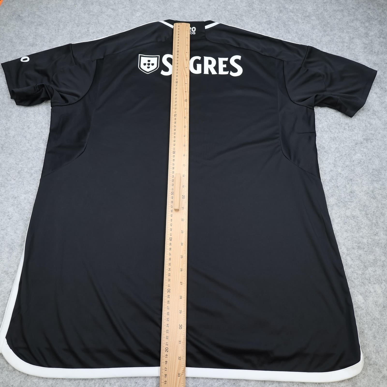 Benfica Shirt Mens 2XL Black 2023 2024 Football Adidas Emirates Jersey 120 Years photo 11