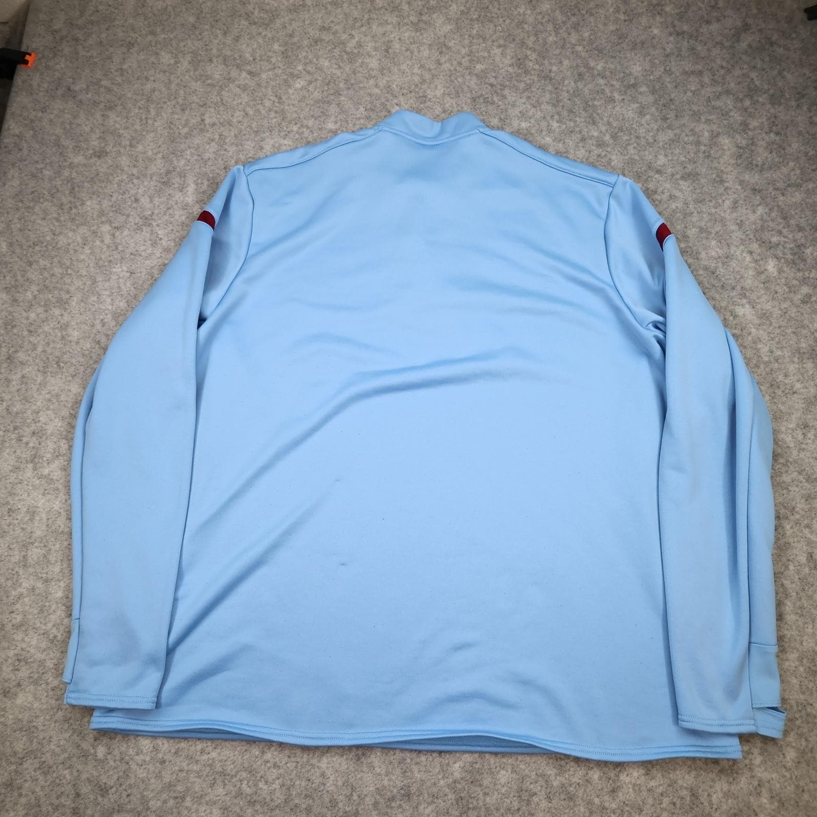 Burnley Training Top Mens 3XL Blue EPL Football Umbro LoveBet 1/4 Zip Jersey photo 2