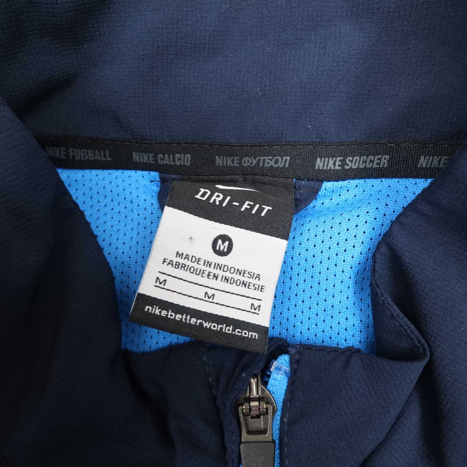 Arsenal Football Jacket Medium Blue Training Tracksuit Jacket Nike 2010 2011 photo 5