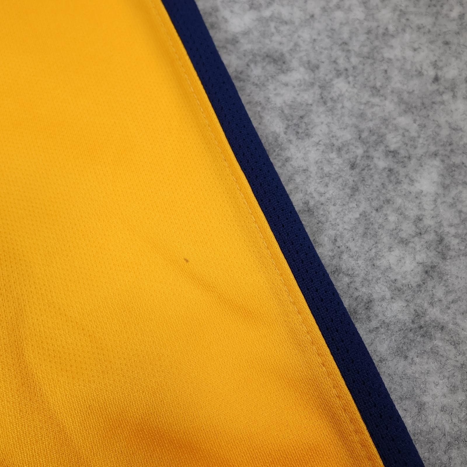 Barcelona Shirt Mens Medium Yellow Away 2015 2016 Football Nike Messi 10 photo 9