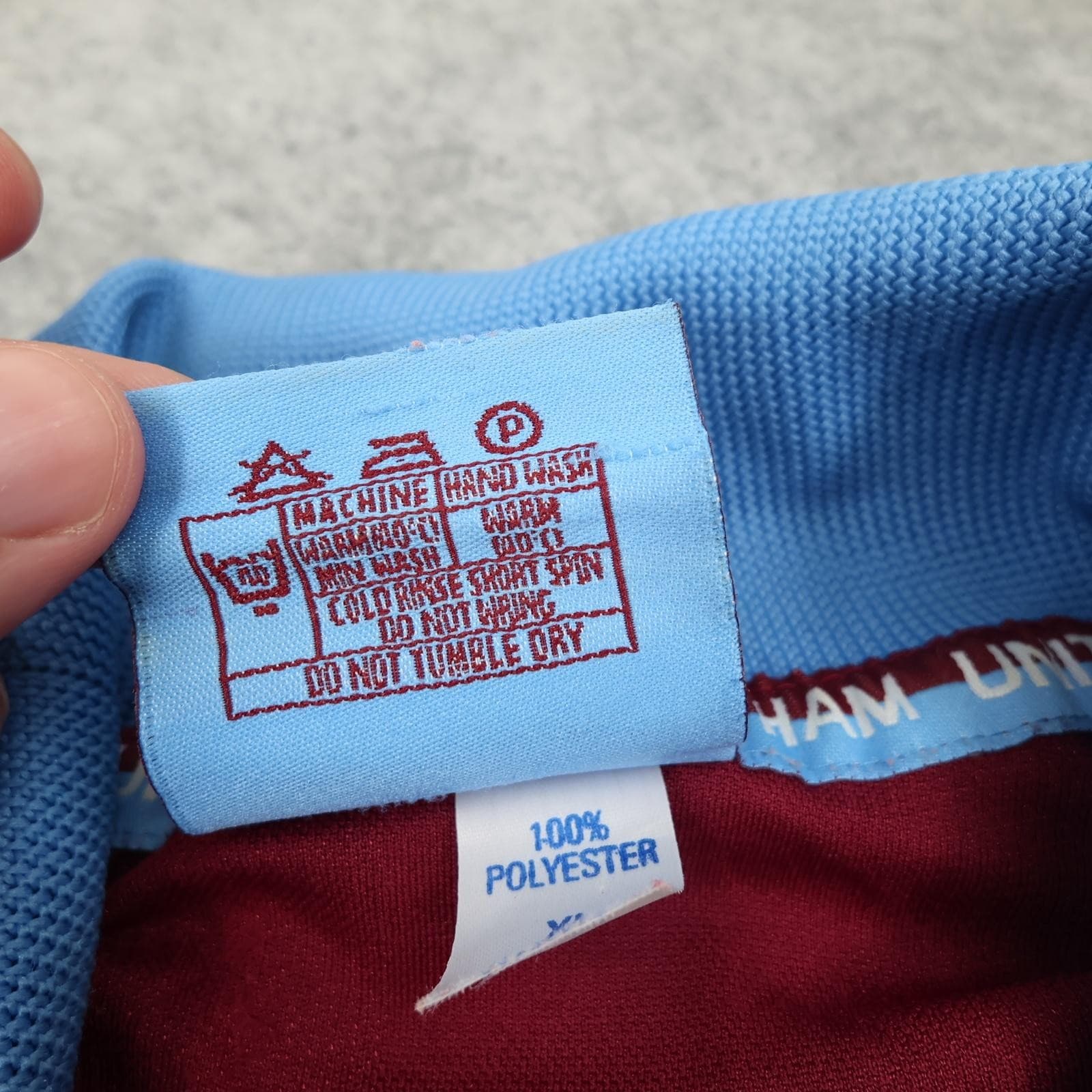 Vintage West Ham United Shirt Mens XL Red Home 1998 1999 Pony Dr Martens Jersey photo 11