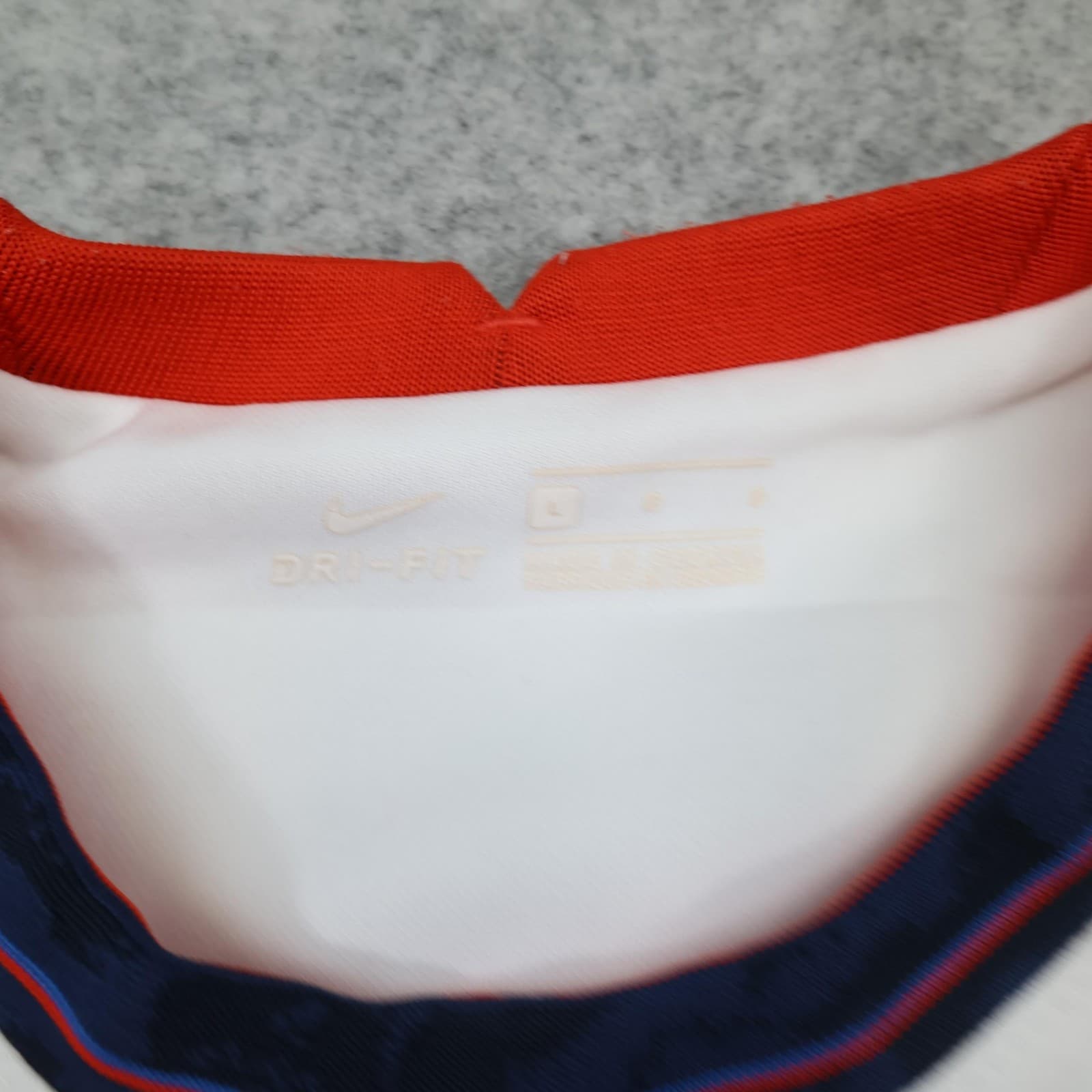 England Home Shirt Mens Large White Euro 2020 2021 Final Nike Bellingham 26 photo 10