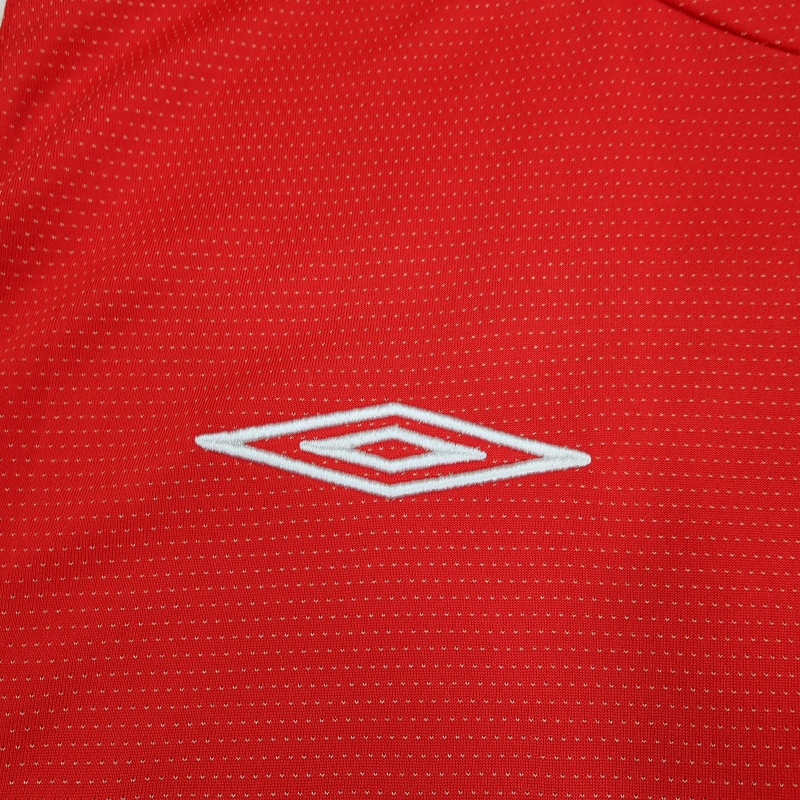 Vintage England Away Shirt Mens XL Red 2004 2006 Football Umbro David Beckham 7 photo 10