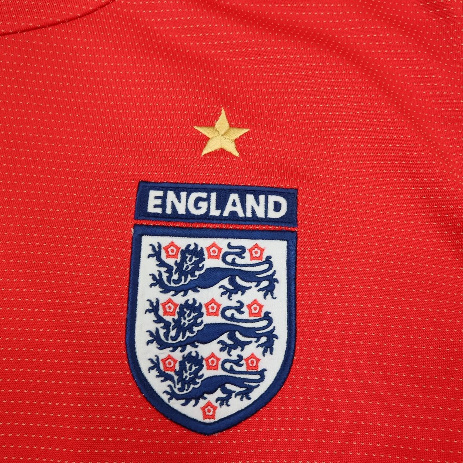 Vintage England Away Shirt Mens XL Red 2004 2006 Football Umbro Beckham 7 photo 7