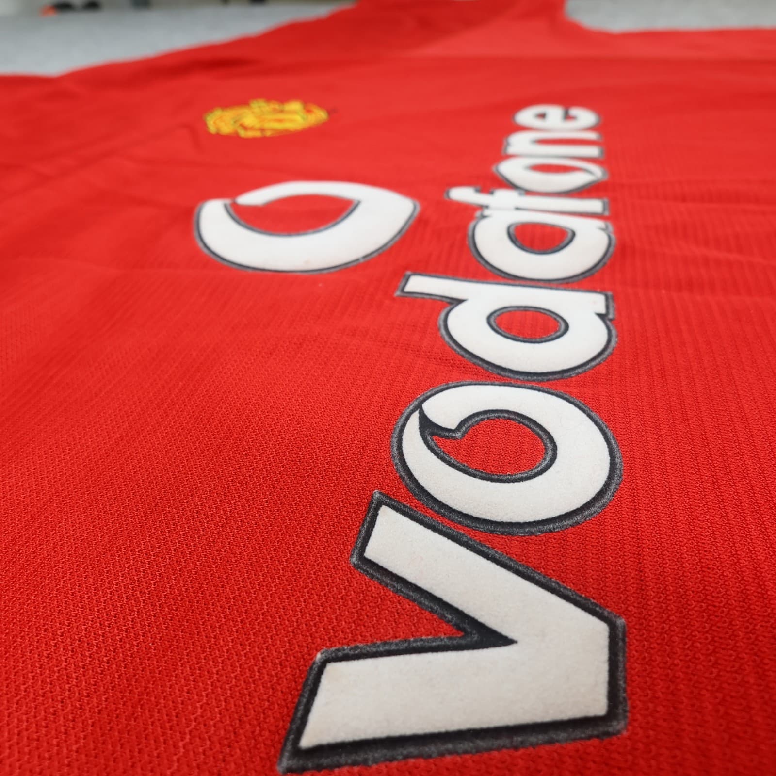 Manchester United Shirt 2XL Red Home 2000 2002 Umbro Jersey Ronaldo Soccer photo 6