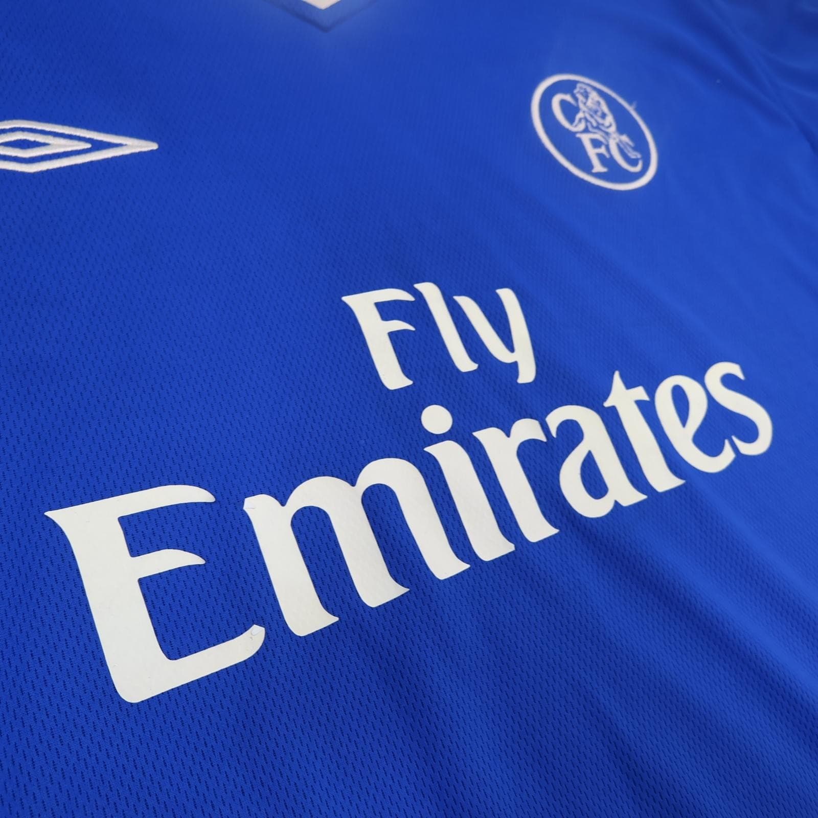 Vintage Chelsea Shirt Mens XL Blue Home 2003 2005 Football Umbro Makelele 4 photo 11