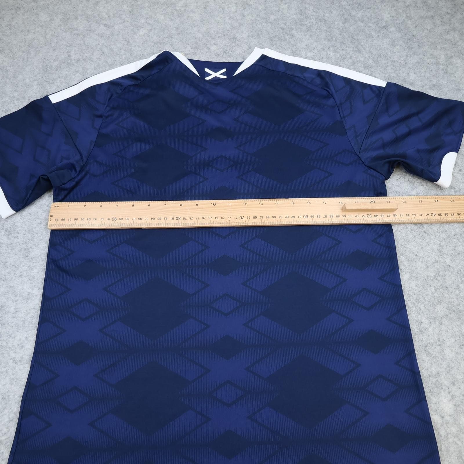 Scotland Home Shirt Mens Large Blue 2026 Adidas World Cup Soccer Jersey photo 8