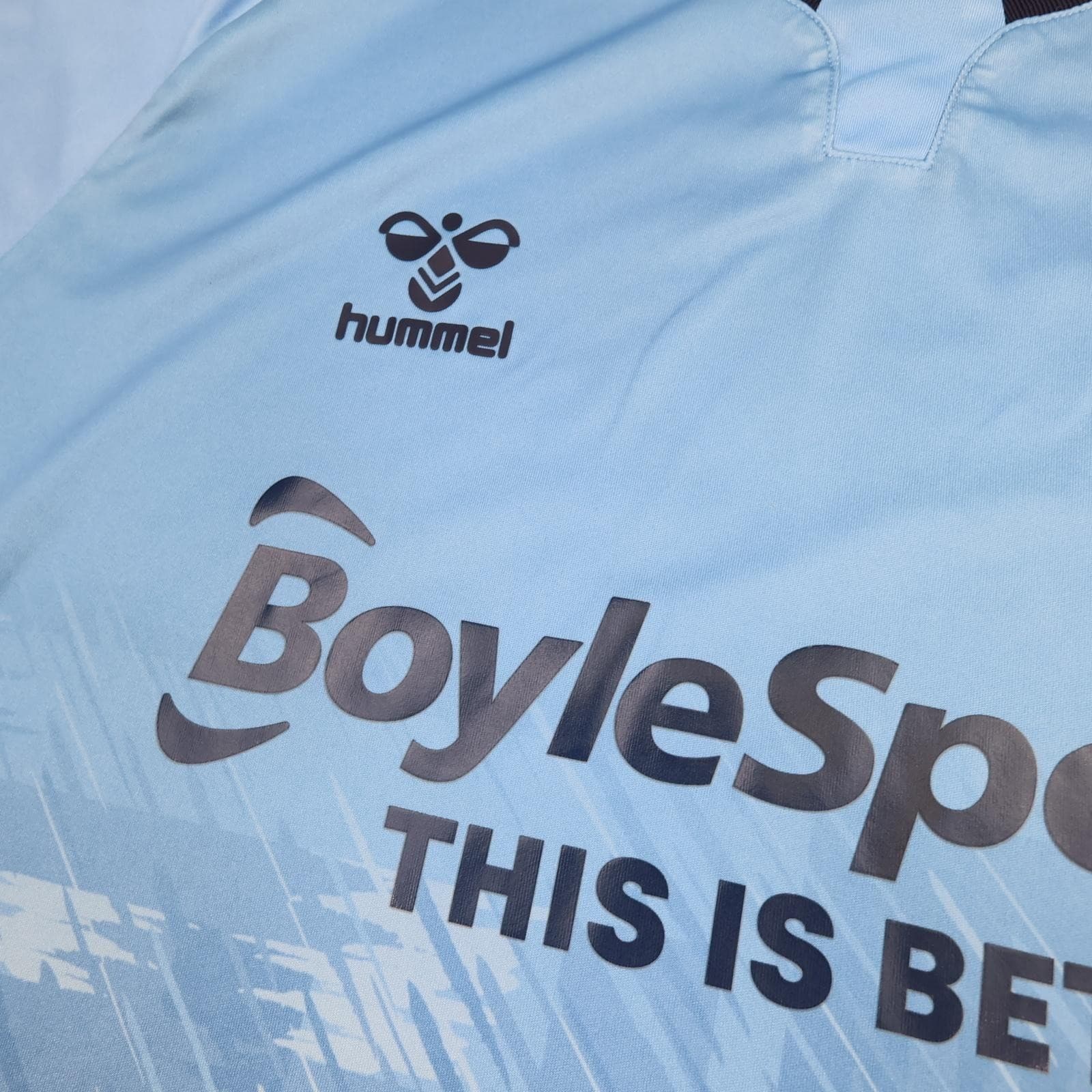 Coventry City Shirt Mens Medium Blue Home 2020 2021 Football Hummel Jersey photo 4