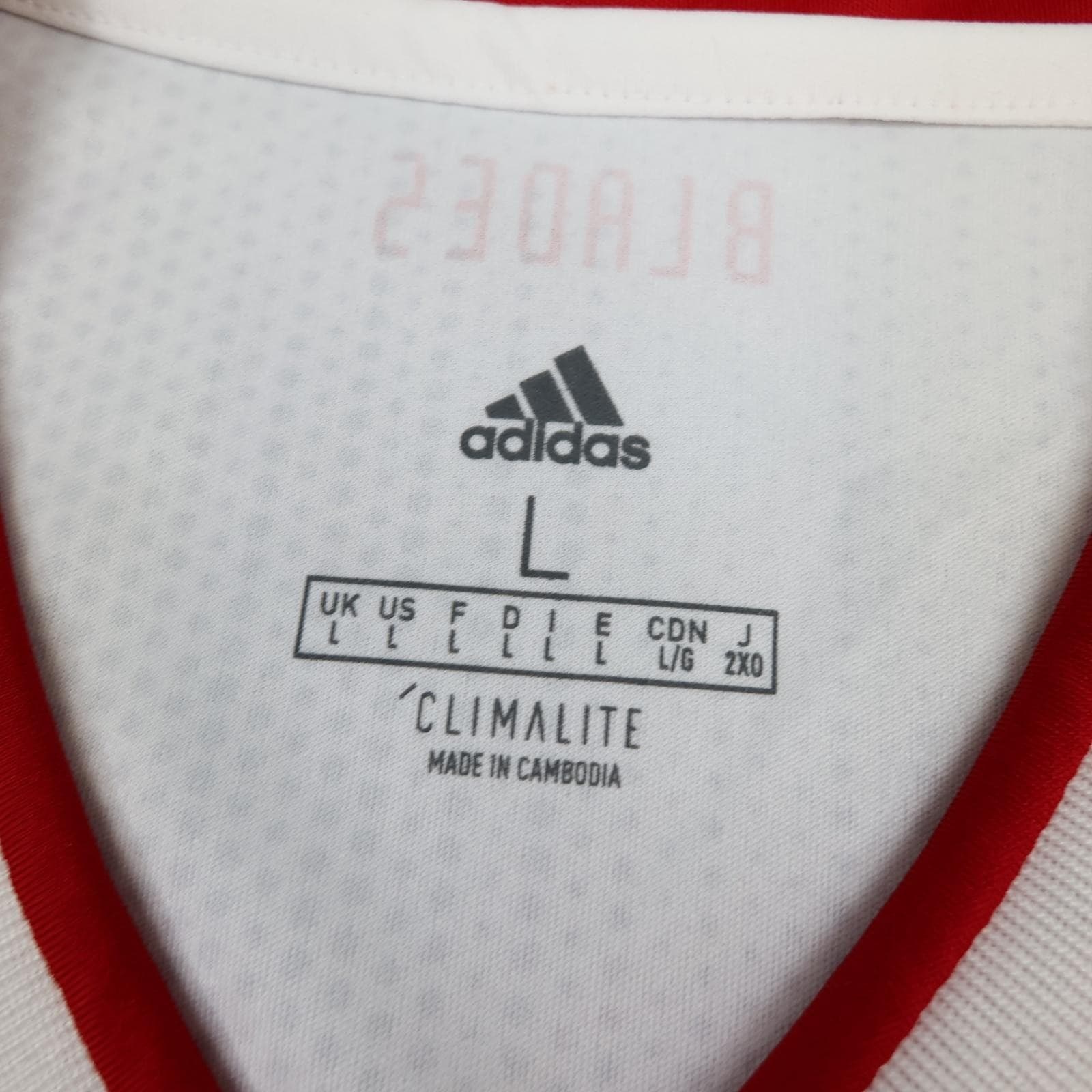 Sheffield United Shirt Mens Large White 2019 2020 Adidas Soccer Jersey USG photo 7