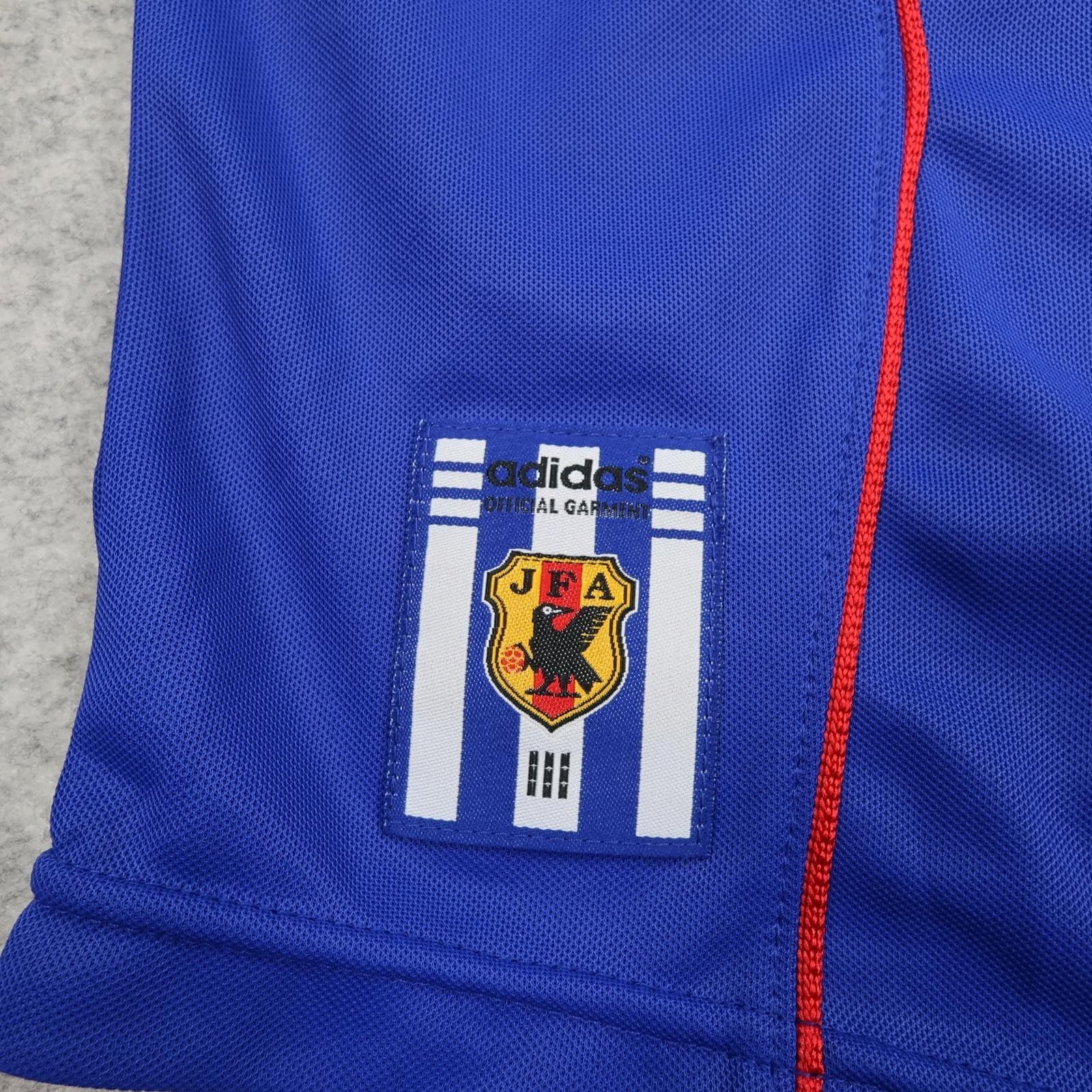 Vintage Japan Home Shirt Mens Medium Blue 2000 2002 Football Adidas JFA Jersey photo 3