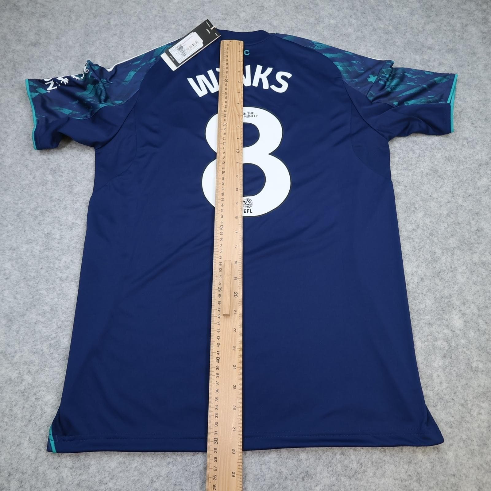 Leicester City Shirt Mens Medium Blue Away 2025 Adidas Winks 8 EFL Soccer Jersey photo 14