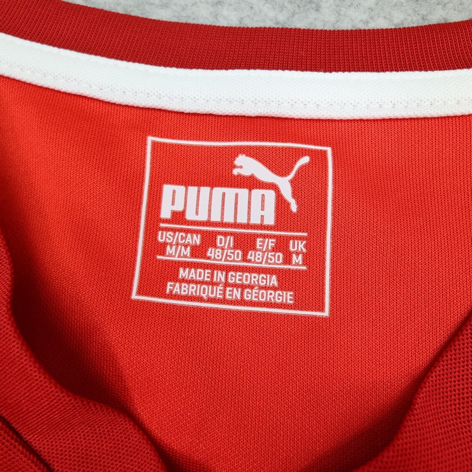 Rangers Shirt Mens Medium Red Away 2017 2018 Puma SPFL Football Soccer Jersey photo 3