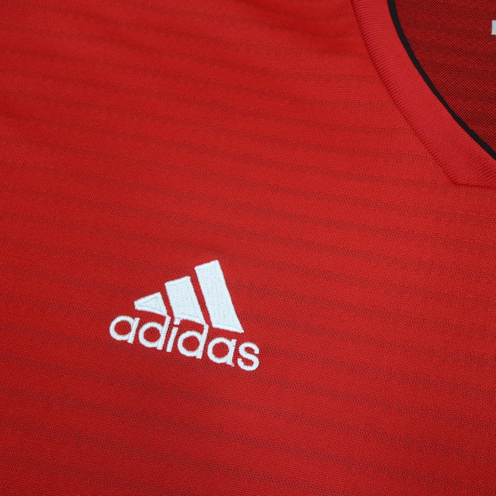 Manchester United Shirt Mens 2XL Red Home 2018 2019 Football Adidas Chevrolet photo 5