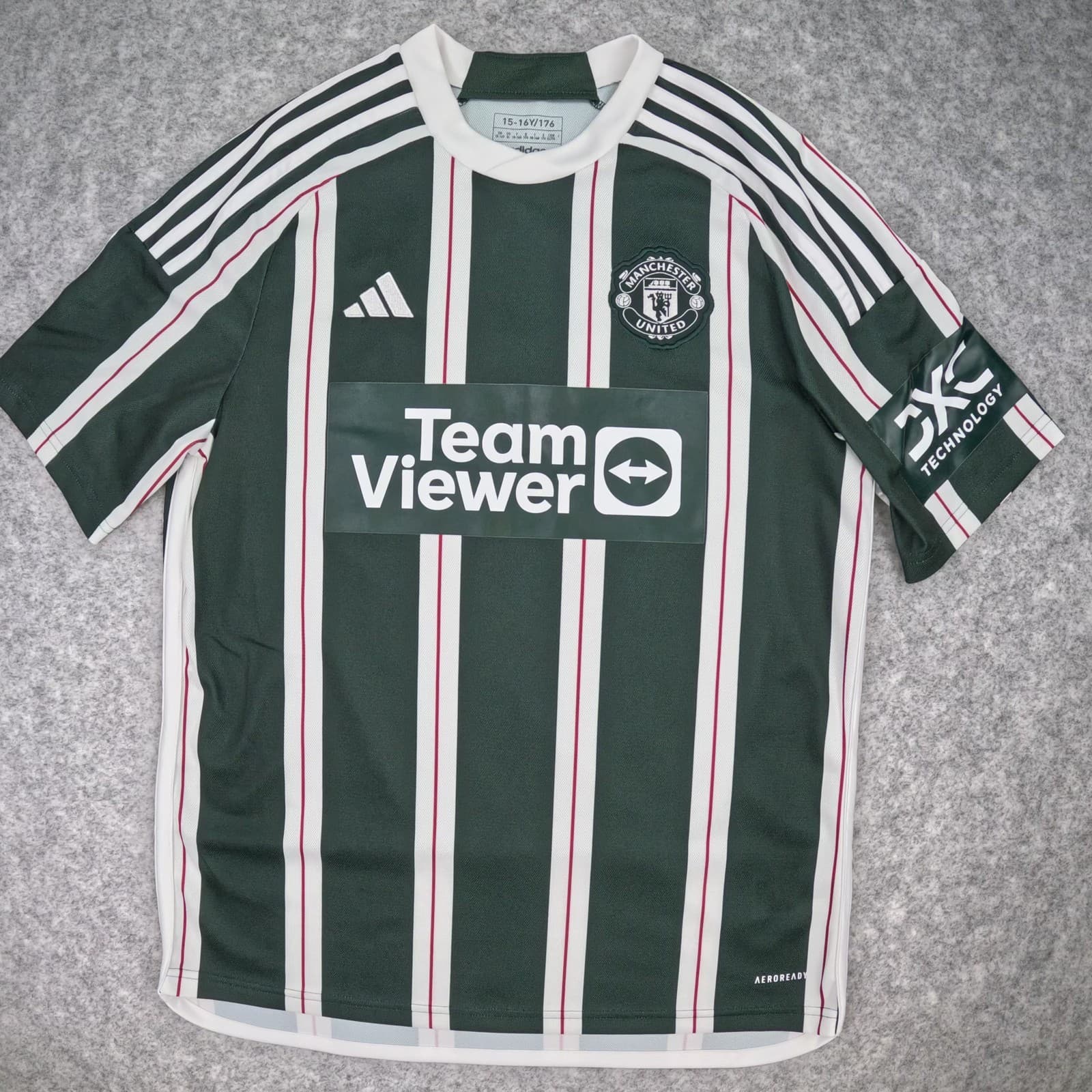 Manchester United Football Shirt 15 16Y Kids Away 2023 24 adidas Garnacho 17 photo 2