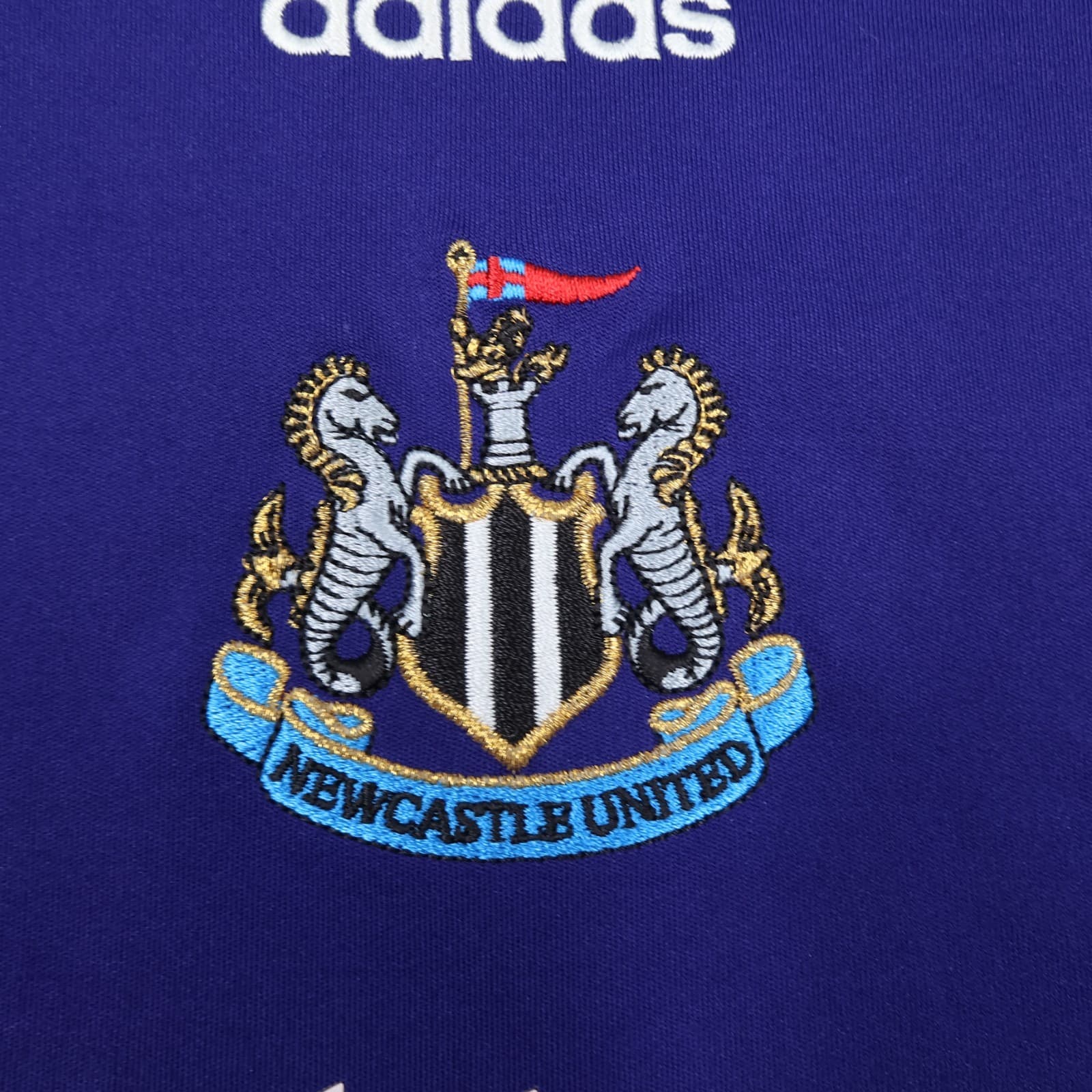 Newcastle United Shirt Extra Large Purple Away Kit 2008 2009 Adidas Jersey XL photo 4
