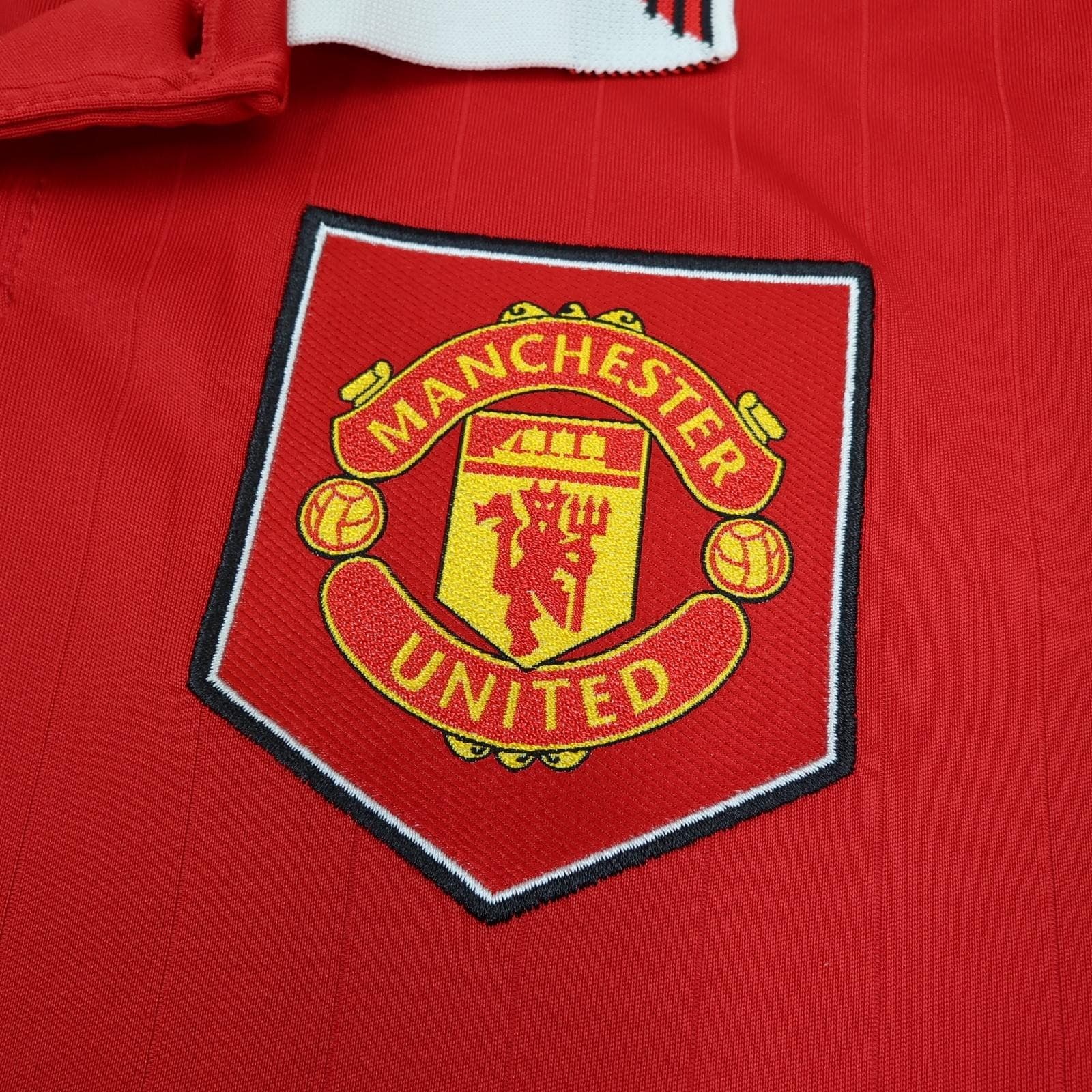 Manchester United Shirt Mens Medium Red Home EPL Adidas 2022 2023 Jersey photo 5