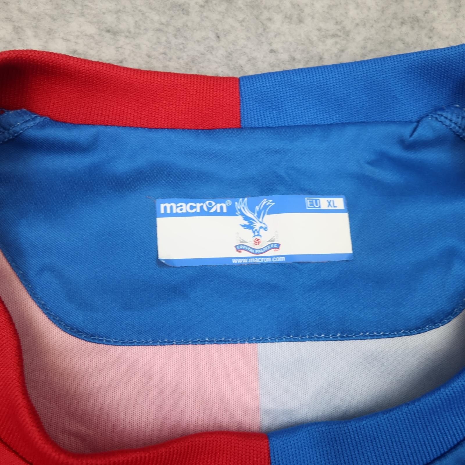 Crystal Palace Shirt Mens XL Multi Home 2015 2016 Football Macron Mansion Jersey photo 6