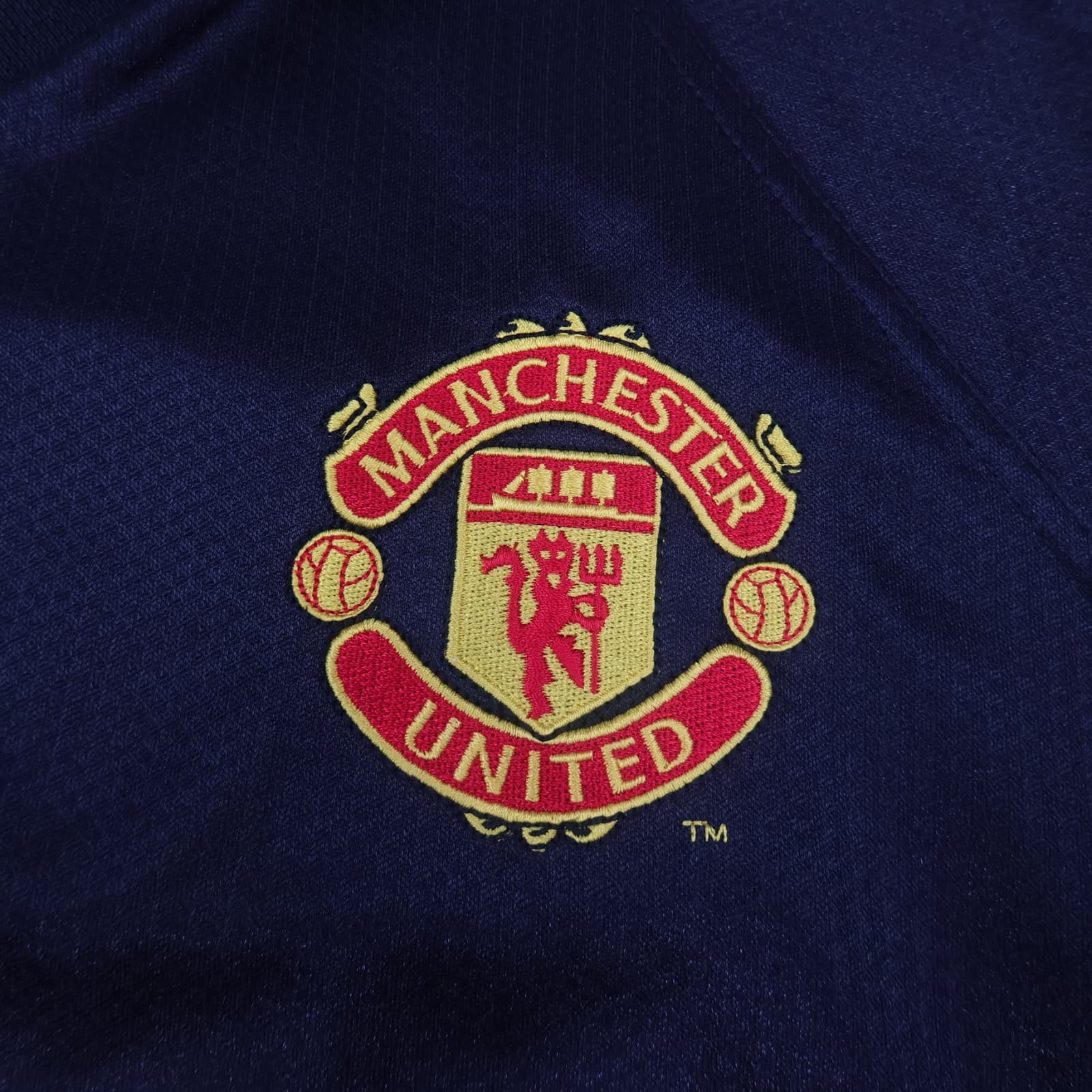 Vintage Manchester United Shirt 2XL Black Third Kit 1998 1999 Umbro Jersey XXL photo 4