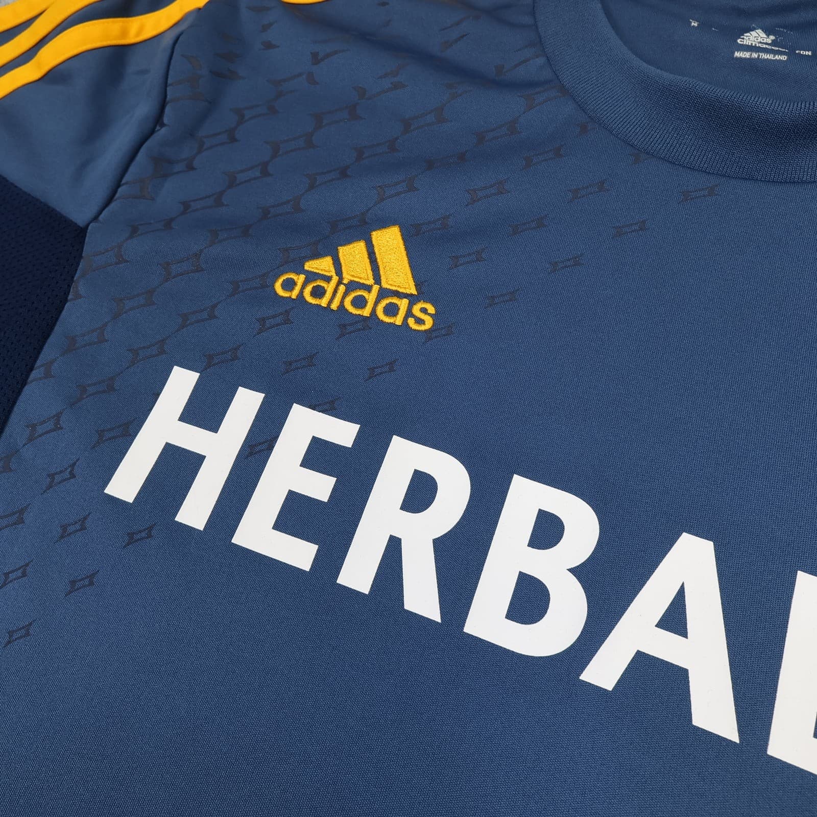 LA Galaxy Football Shirt Mens Medium Navy Away 2013 2014 adidas Z04910 photo 3