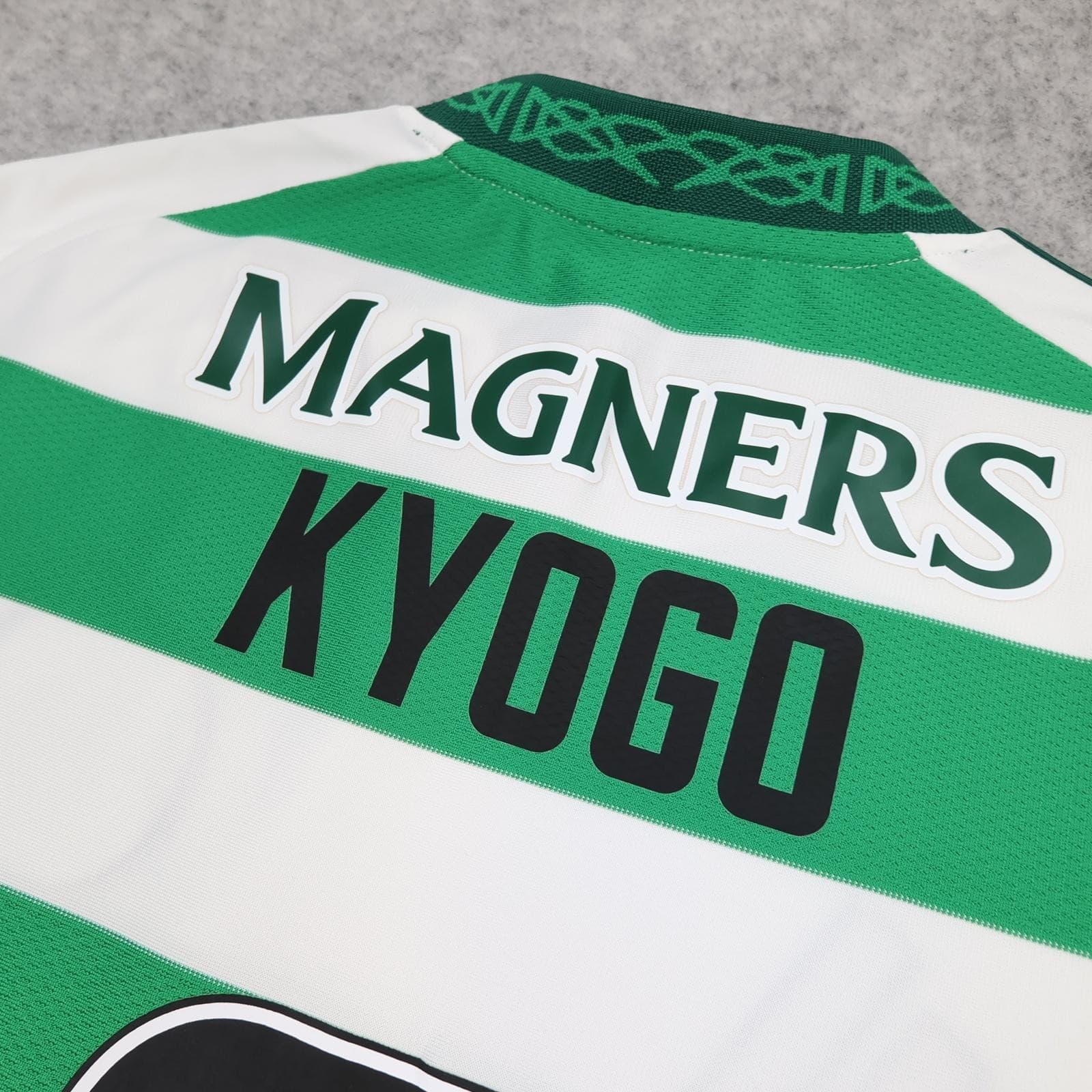 Celtic Shirt Mens Medium Green White Home 2024 2025 Adidas Soccer Jersey Kyogo 8 photo 8