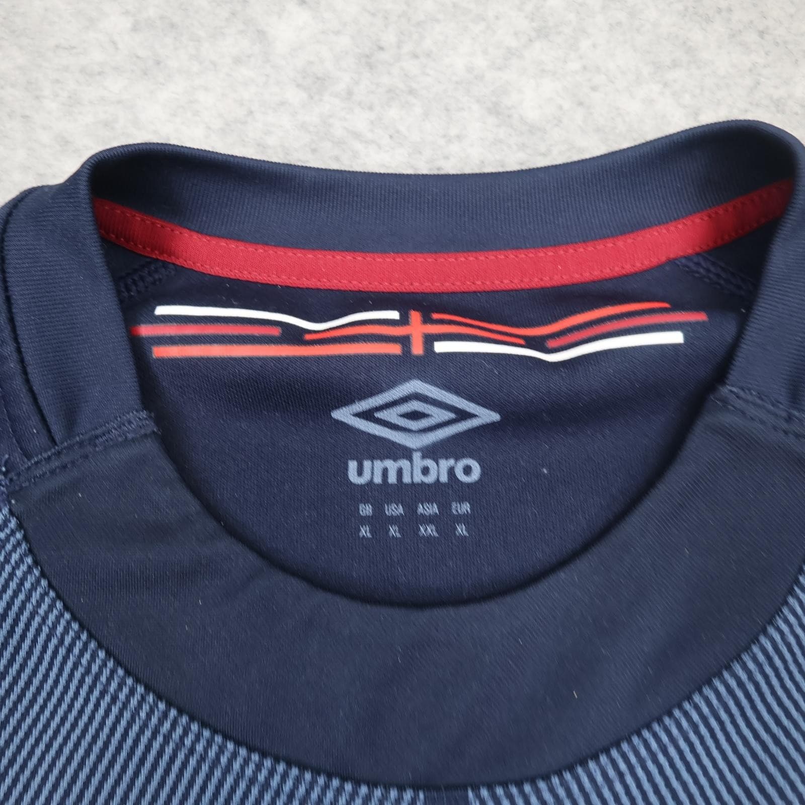 England Rugby World Cup Shirt Mens XL Navy Rugby Union Umbro 2023 Jersey photo 5