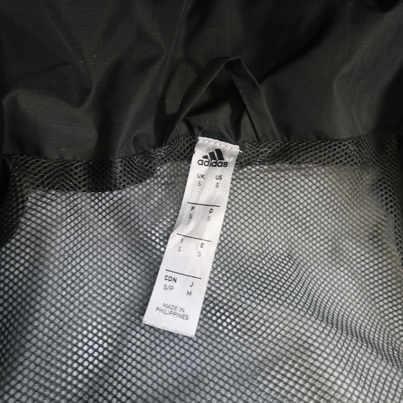 Manchester United Rain Jacket Small Grey Training Adidas 2020 2021 Zipped Hooded photo 5