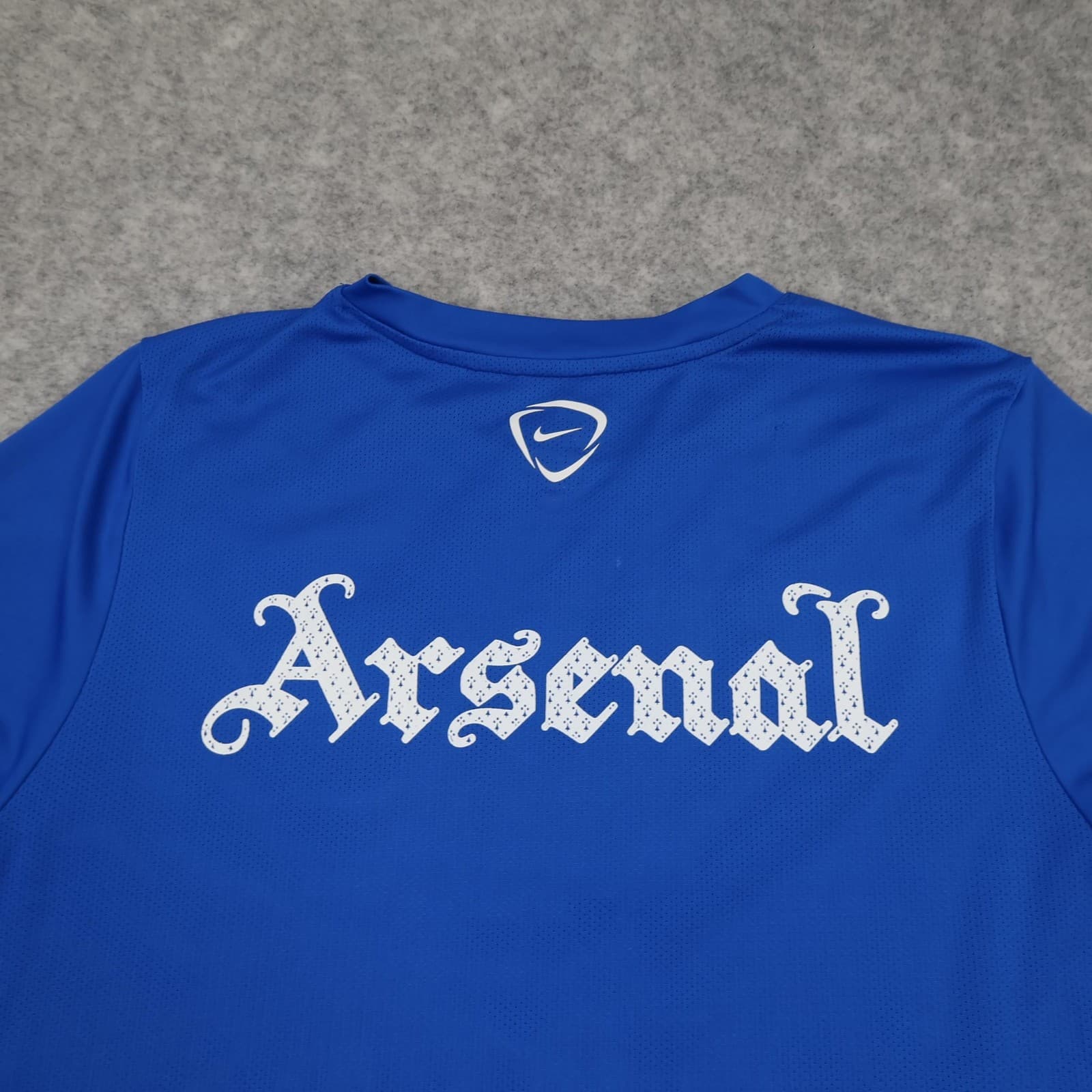 Arsenal Training Shirt Mens Large Blue Football Nike Dri-FIT 2013 2014 Jersey photo 15