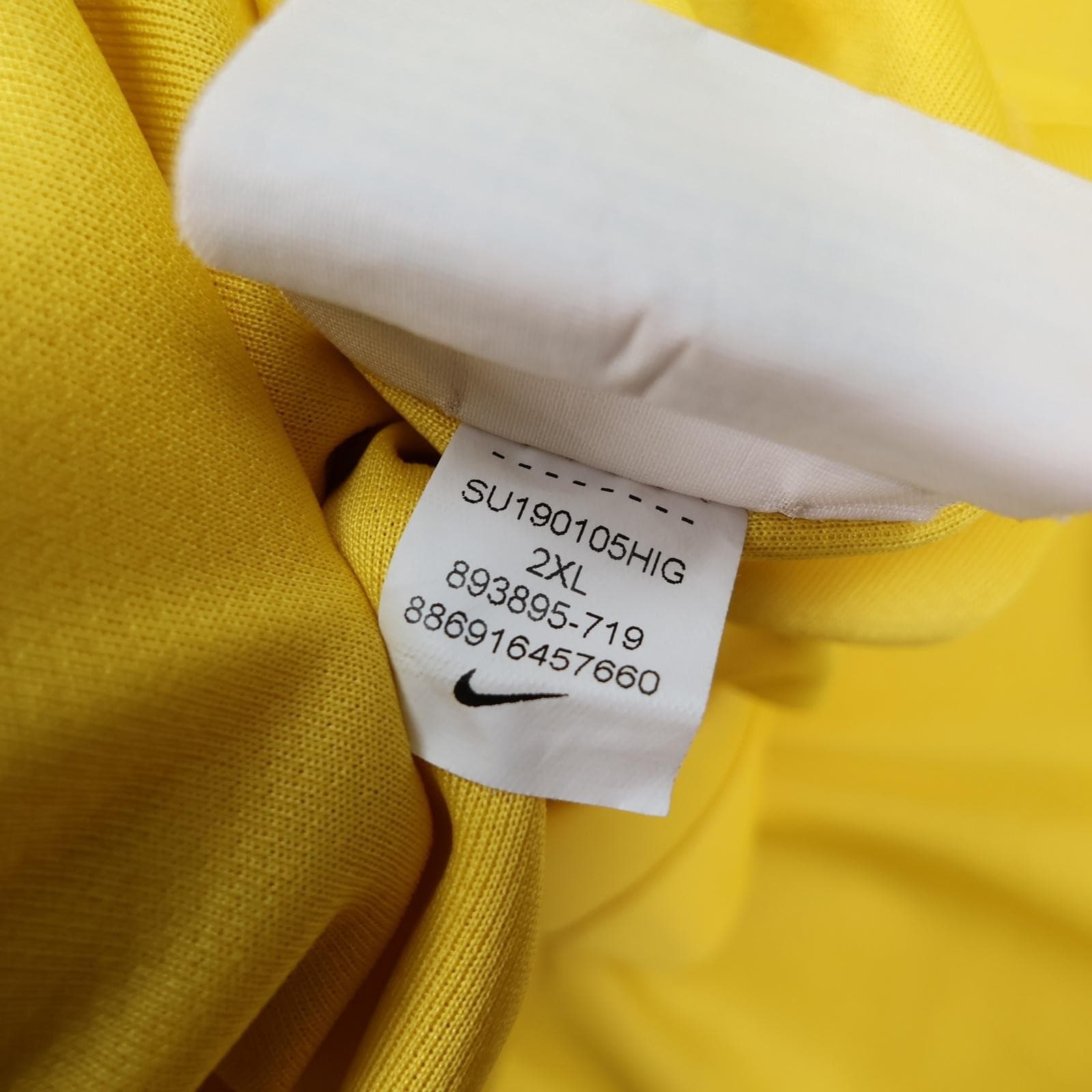 South Africa Home Shirt Mens 2XL Yellow 2018 Football Nike Dri Fit Soccer Jersey photo 13
