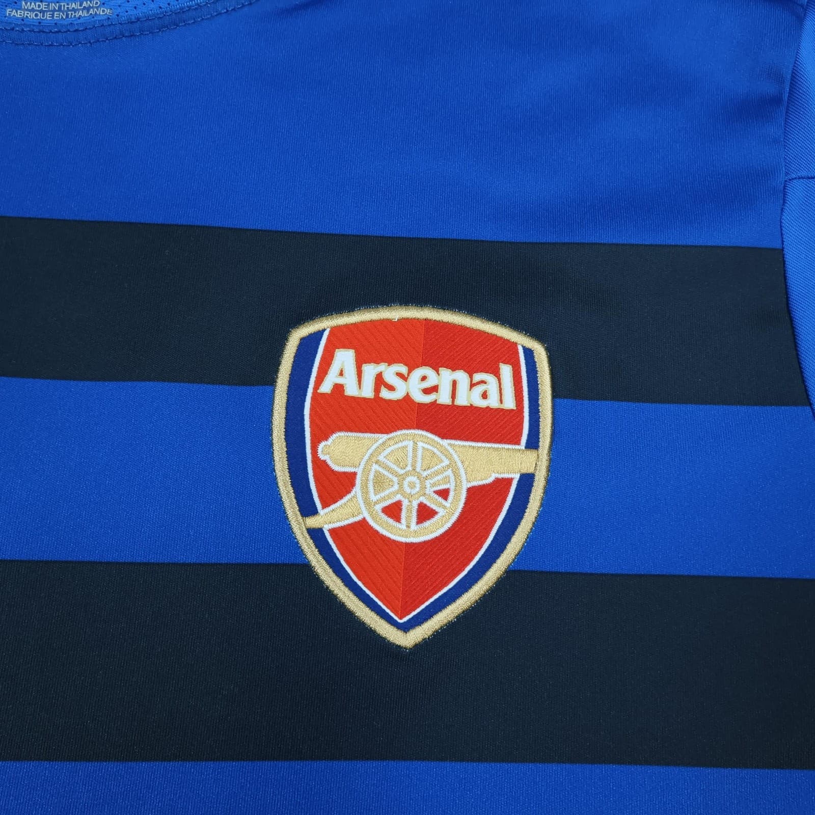 Arsenal Training Shirt Mens Large Blue Football Nike Dri-FIT 2013 2014 Jersey photo 4