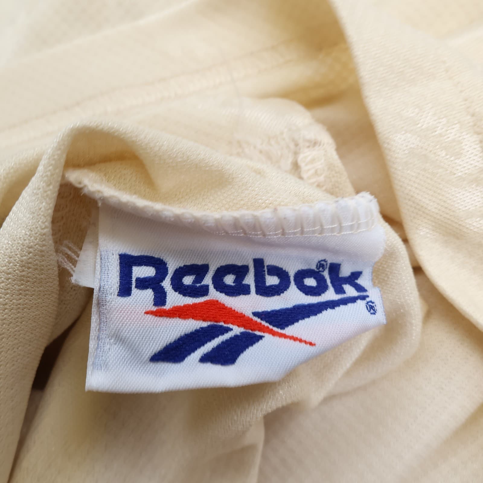 Vintage Liverpool Shirt Medium Beige Away Kit 1996 1997 Reebok Jersey 38/40 90s photo 15