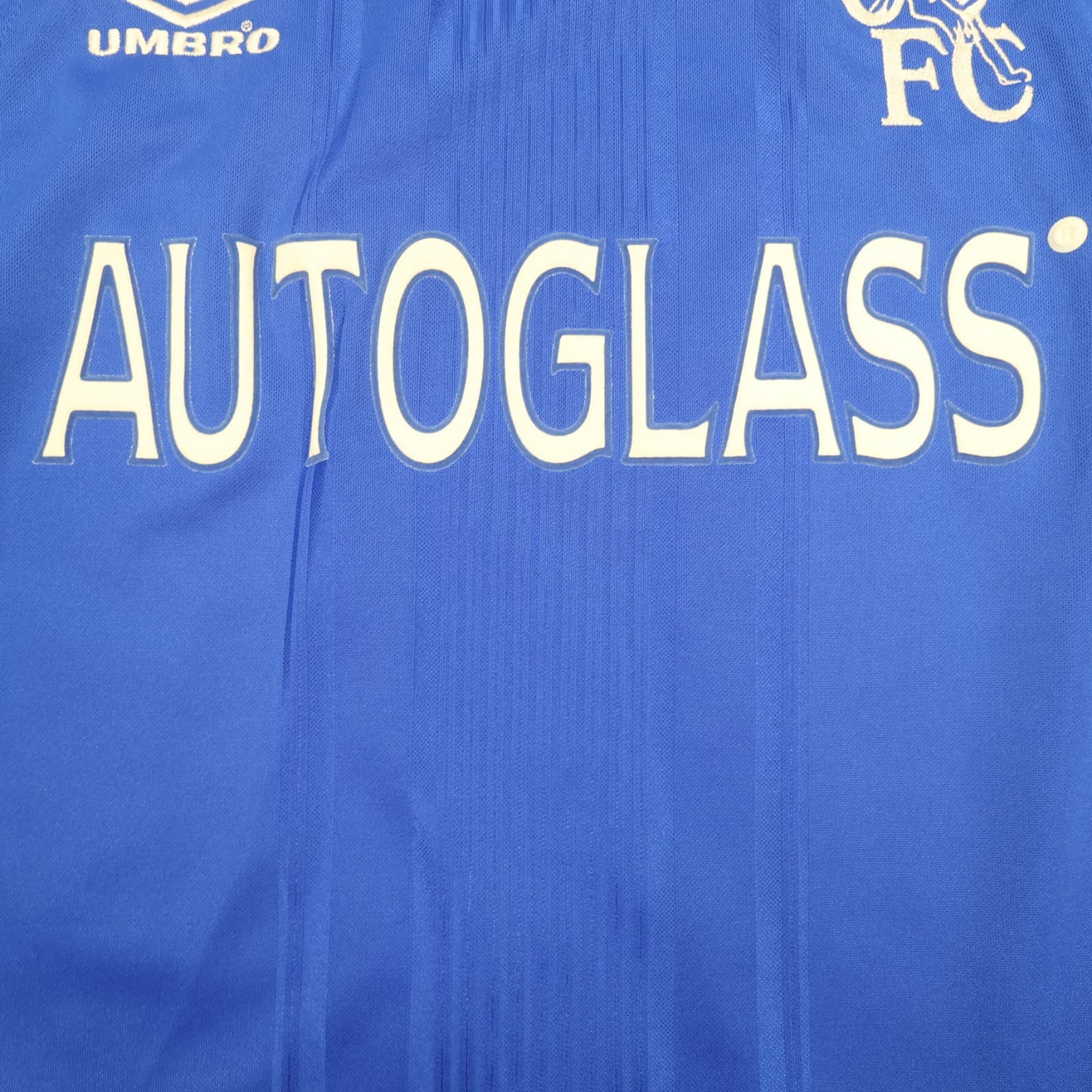 Vintage Chelsea Shirt Large Blue Home Kit 1998 2001 Umbro Soccer Jersey photo 7