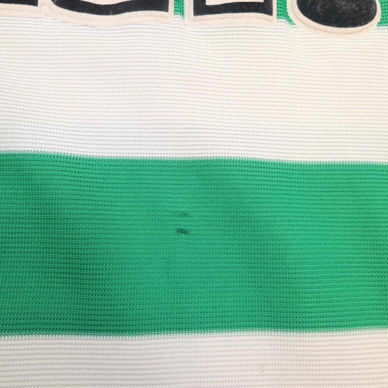 Vintage Celtic Shirt Mens Large Green White Home Football Umbro 2001 2003 Ntl: photo 7