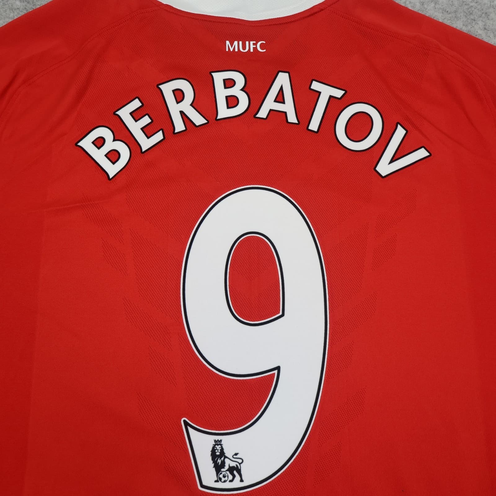 Manchester United Shirt 3XL Red Home Kit 2010 2011 AON Nike Jersey Berbatov 9 photo 15