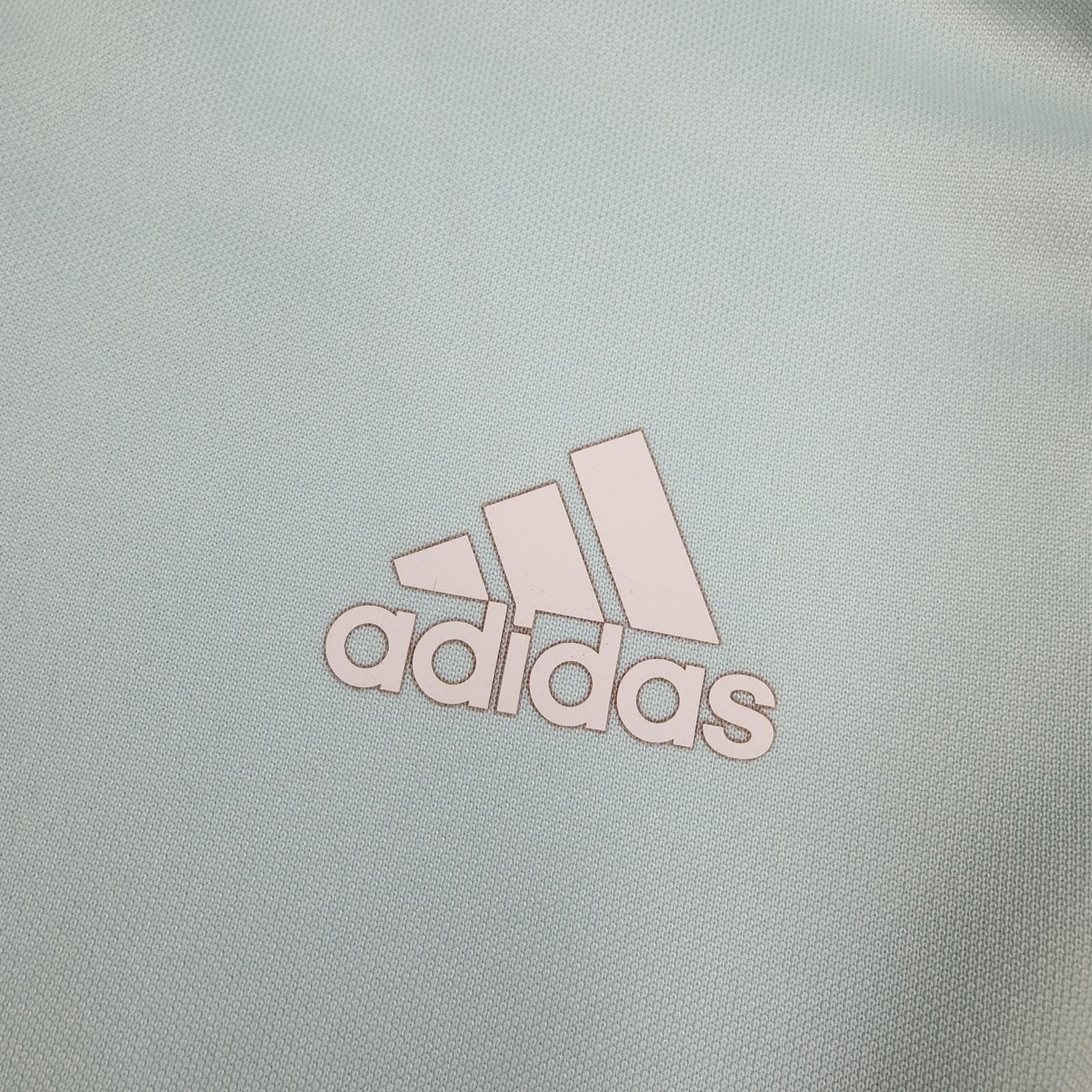Fulham Training Top Mens Medium Blue Football Adidas Primegreen 1/4 Zip photo 3