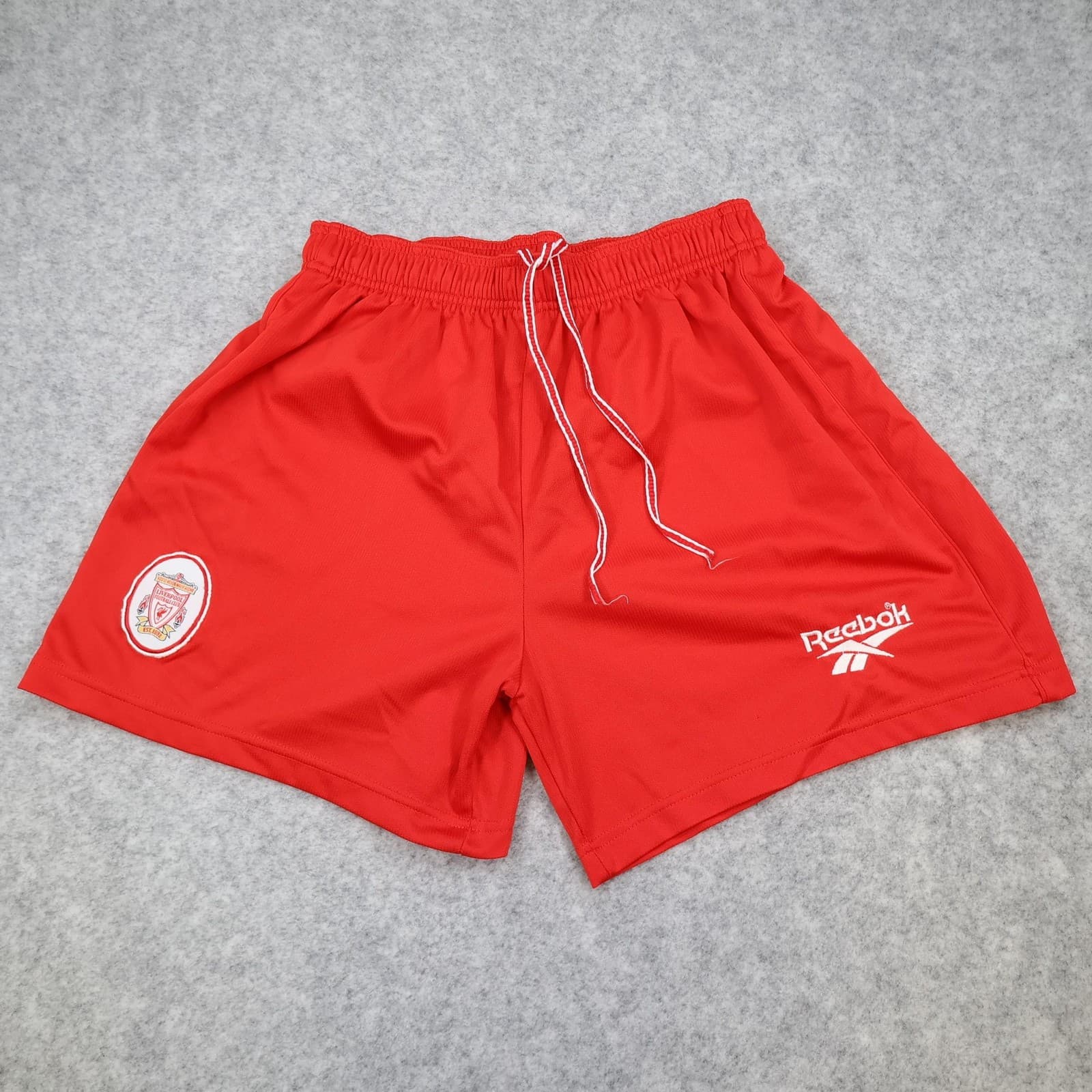 Vintage Liverpool Shorts Mens Large Red 1996 1998 Football Reebok Soccer UK